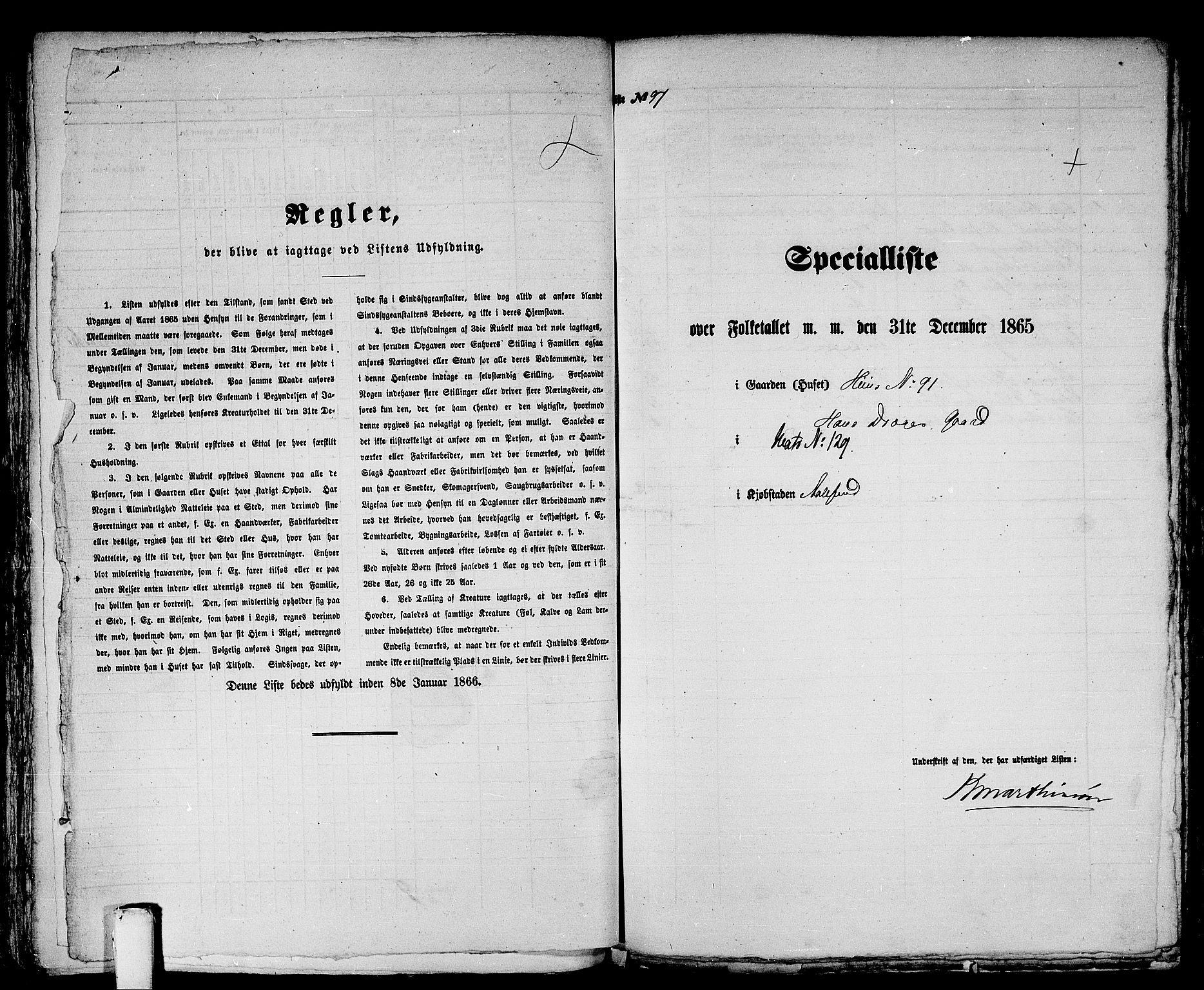 RA, 1865 census for Ålesund, 1865, p. 209