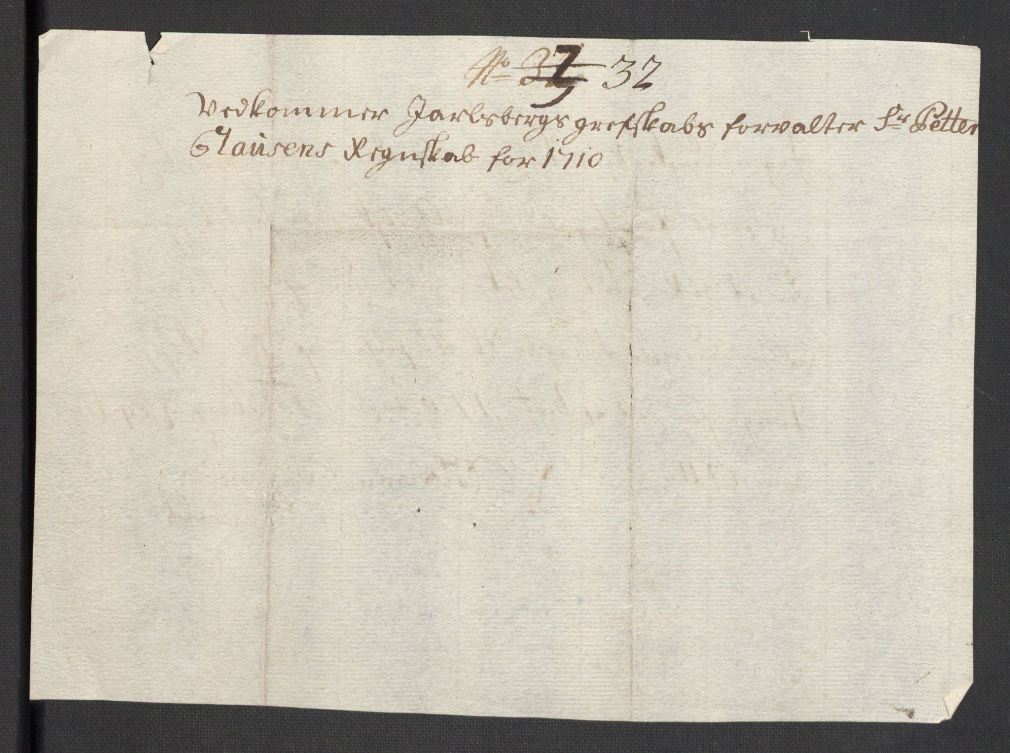 Rentekammeret inntil 1814, Reviderte regnskaper, Fogderegnskap, AV/RA-EA-4092/R32/L1875: Fogderegnskap Jarlsberg grevskap, 1710, p. 345