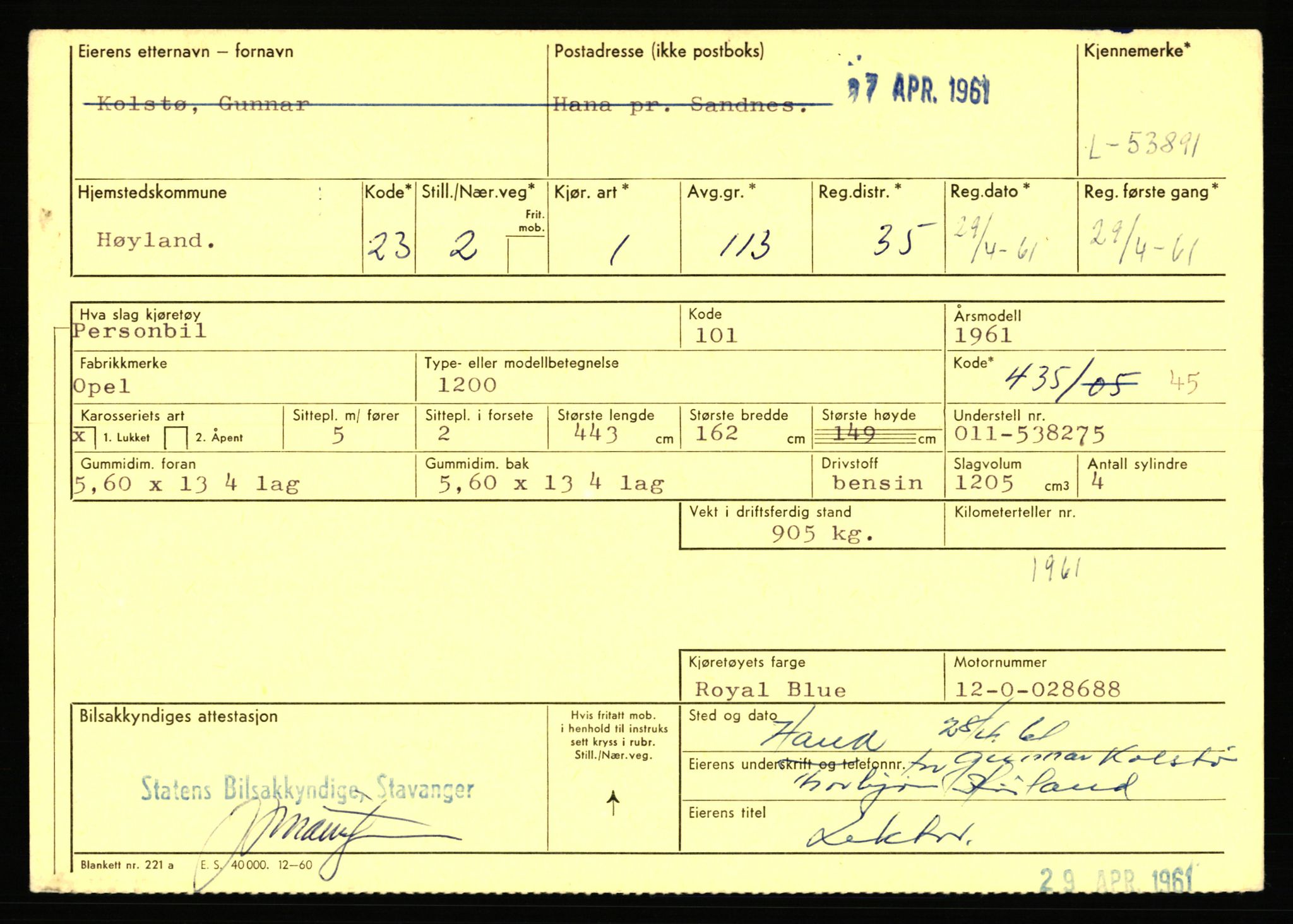 Stavanger trafikkstasjon, AV/SAST-A-101942/0/F/L0053: L-52900 - L-54199, 1930-1971, p. 2279