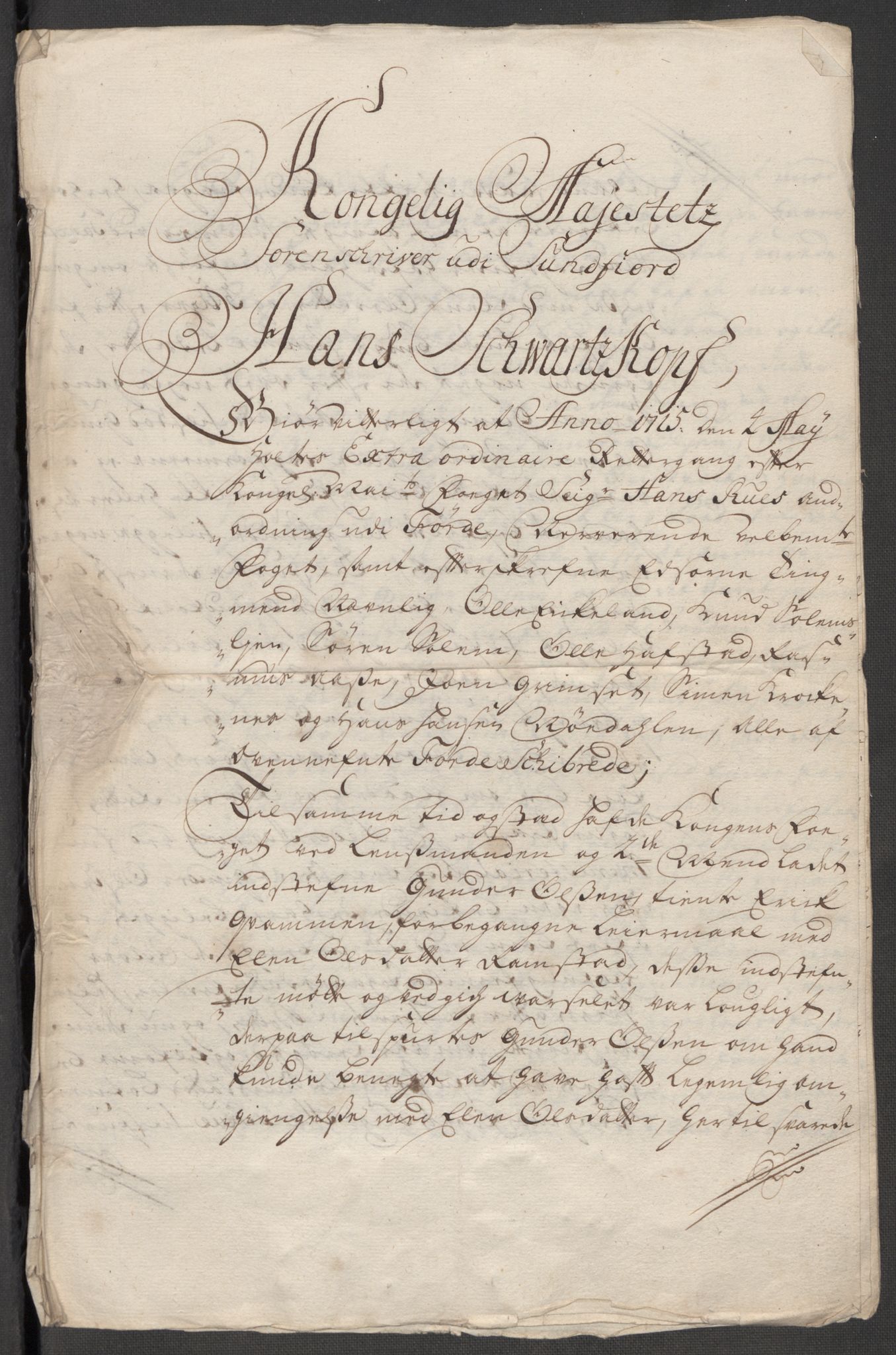 Rentekammeret inntil 1814, Reviderte regnskaper, Fogderegnskap, RA/EA-4092/R53/L3439: Fogderegnskap Sunn- og Nordfjord, 1715, p. 386