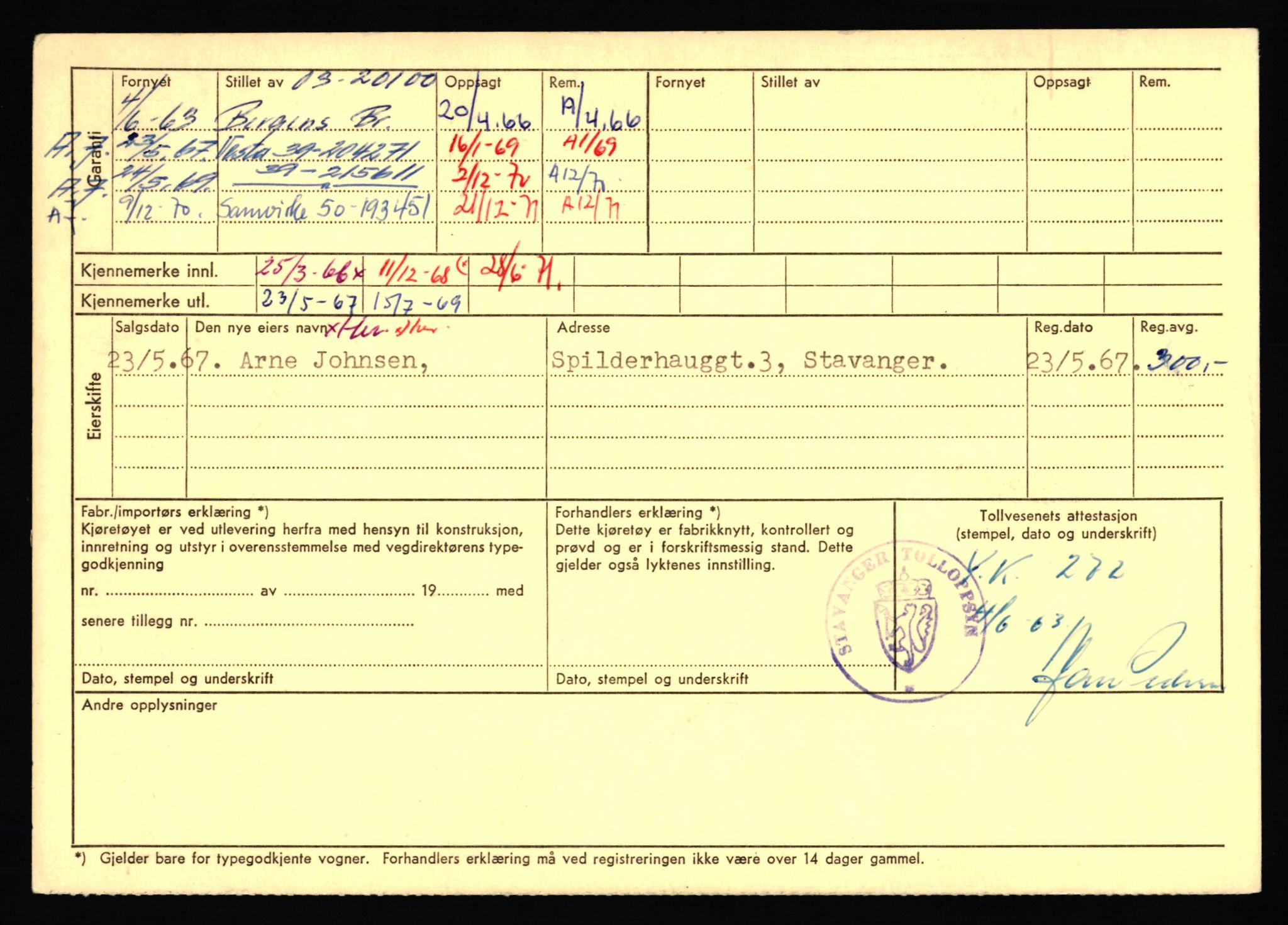 Stavanger trafikkstasjon, AV/SAST-A-101942/0/F/L0053: L-52900 - L-54199, 1930-1971, p. 132