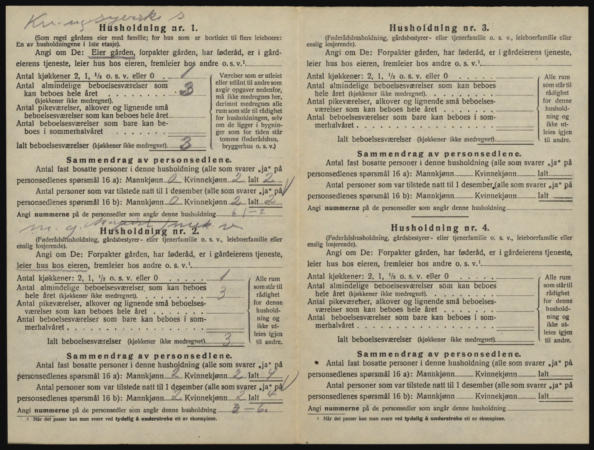 SAO, 1920 census for Glemmen, 1920, p. 2560