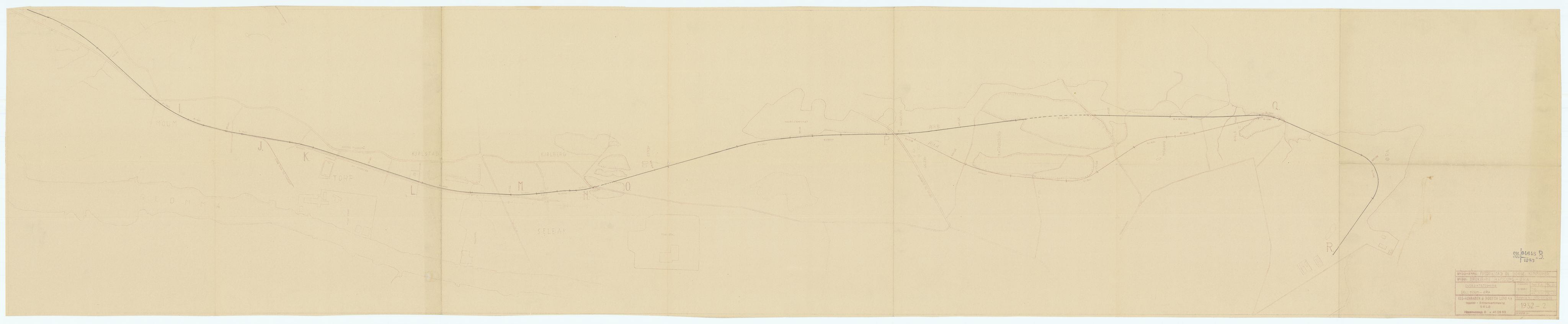 Norges Statsbaner, Baneavdelingen B, RA/S-1619/1/F/Fa/L0023: BRUKSBANE SARPSBORG(HAFSLUND)-FREDRIKSTAD(ØRA), 1953, p. 3