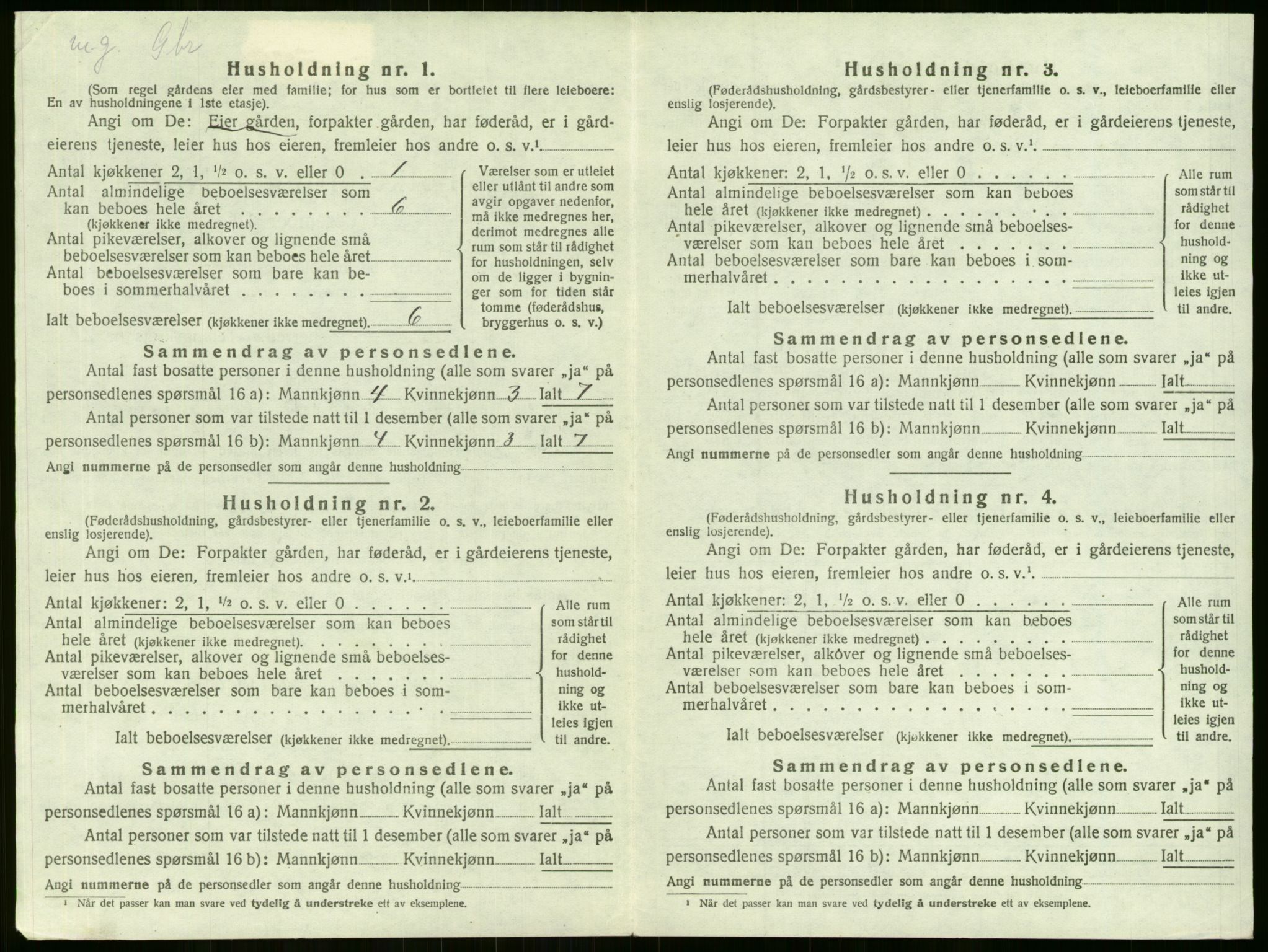 SAKO, 1920 census for Lier, 1920, p. 1613