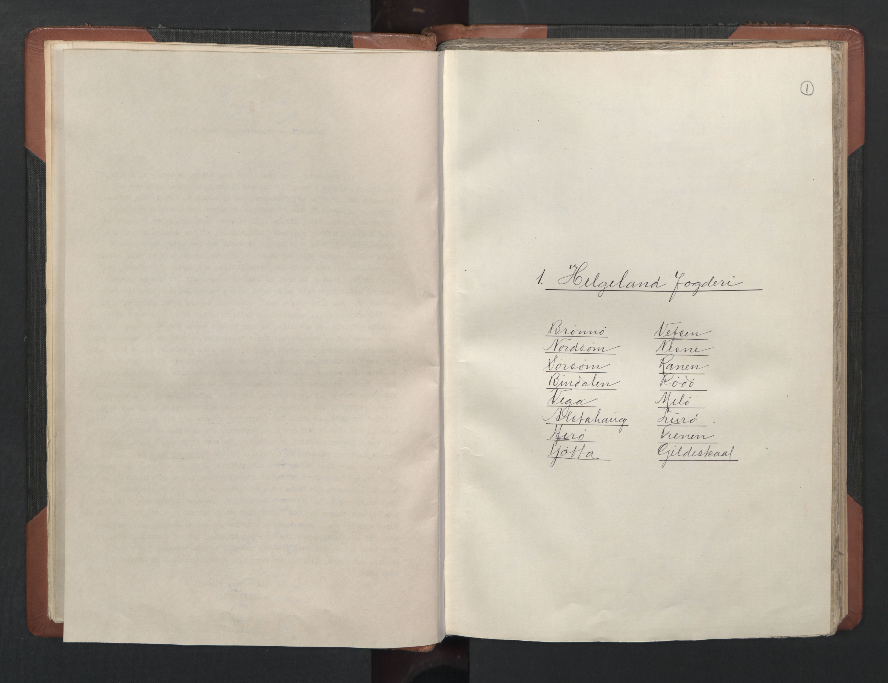 RA, Bailiff's Census 1664-1666, no. 20: Modern Nordland county, modern Troms county and modern Finnmark county, 1665, p. 1