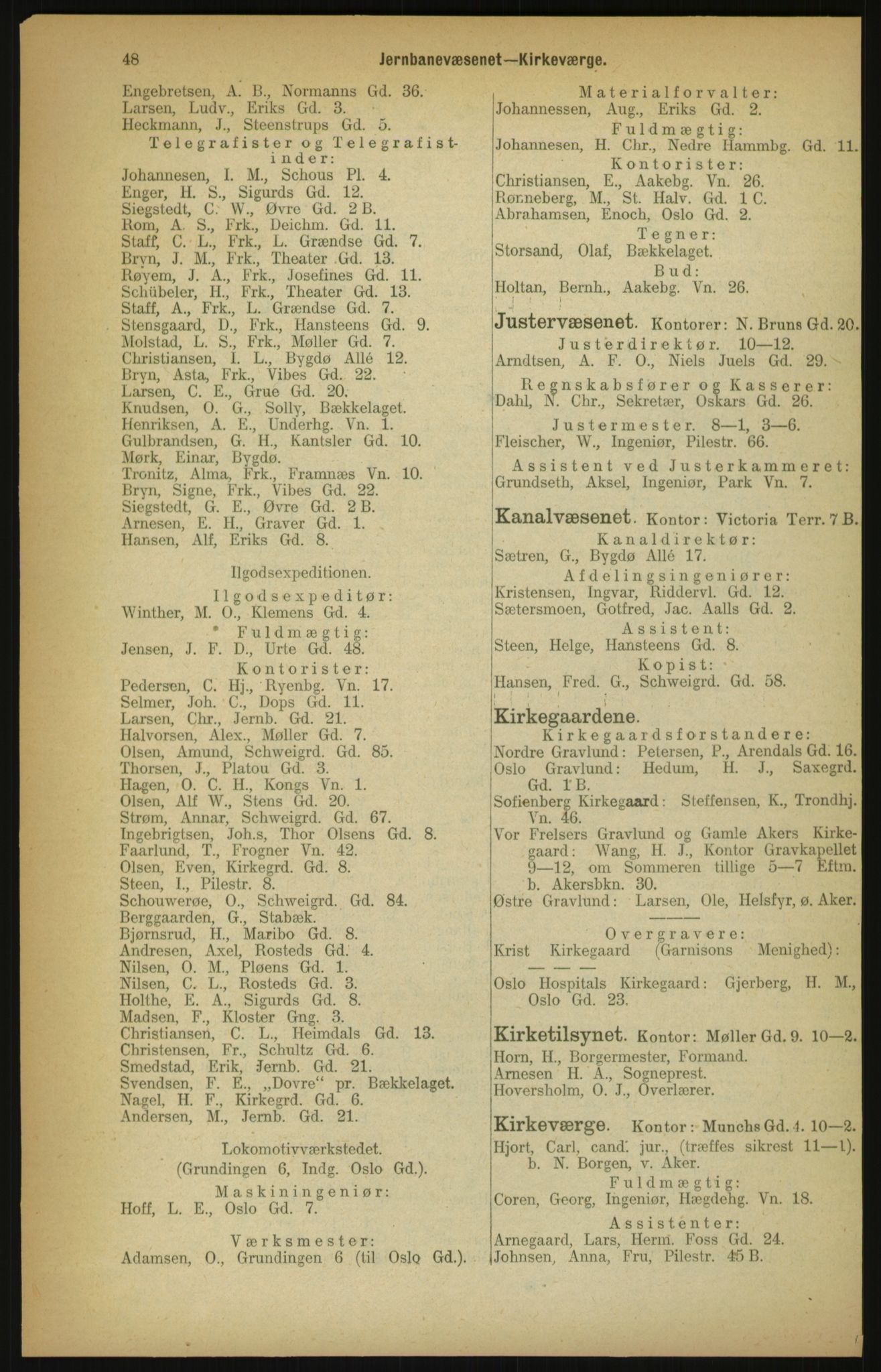 Kristiania/Oslo adressebok, PUBL/-, 1900, p. 48