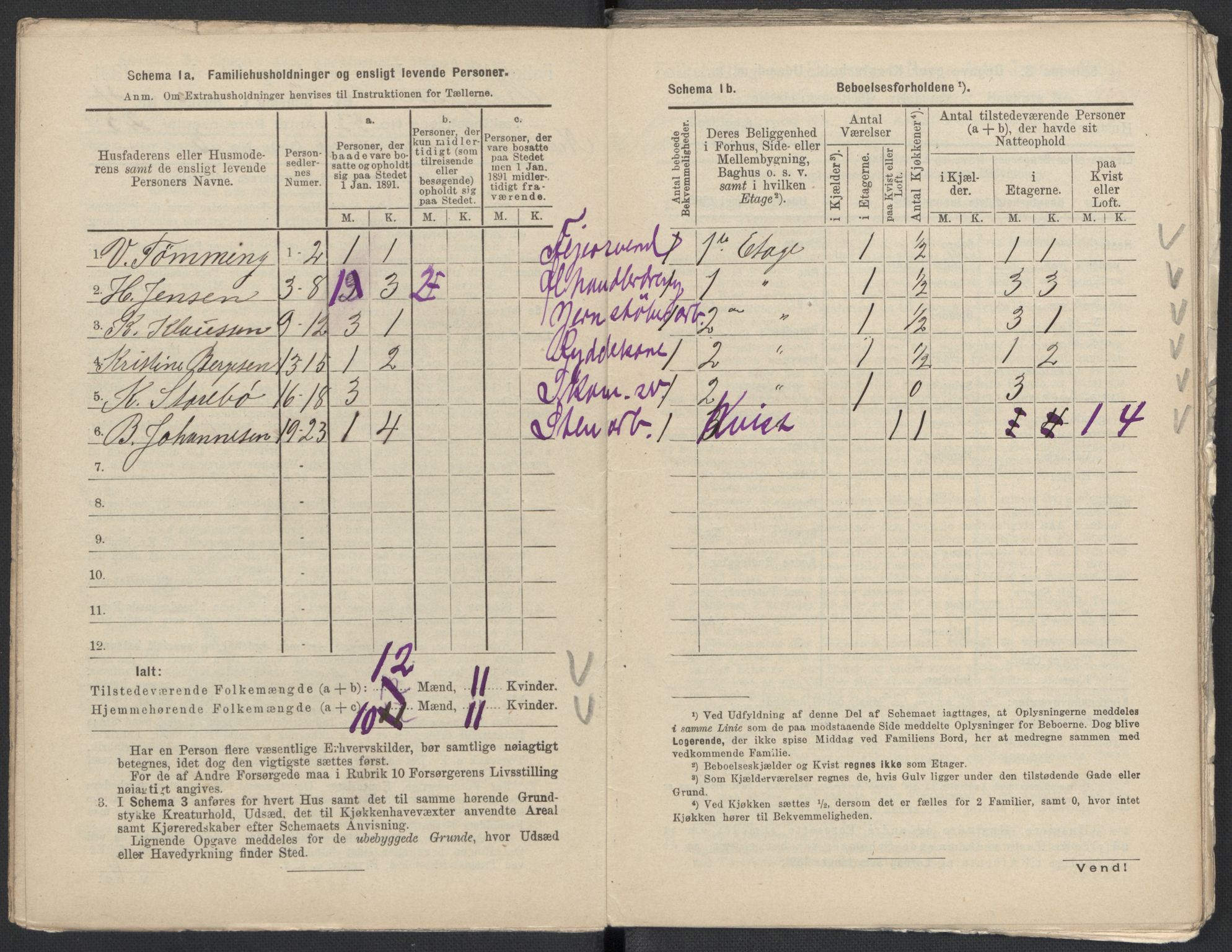 RA, 1891 Census for 1301 Bergen, 1891, p. 8576