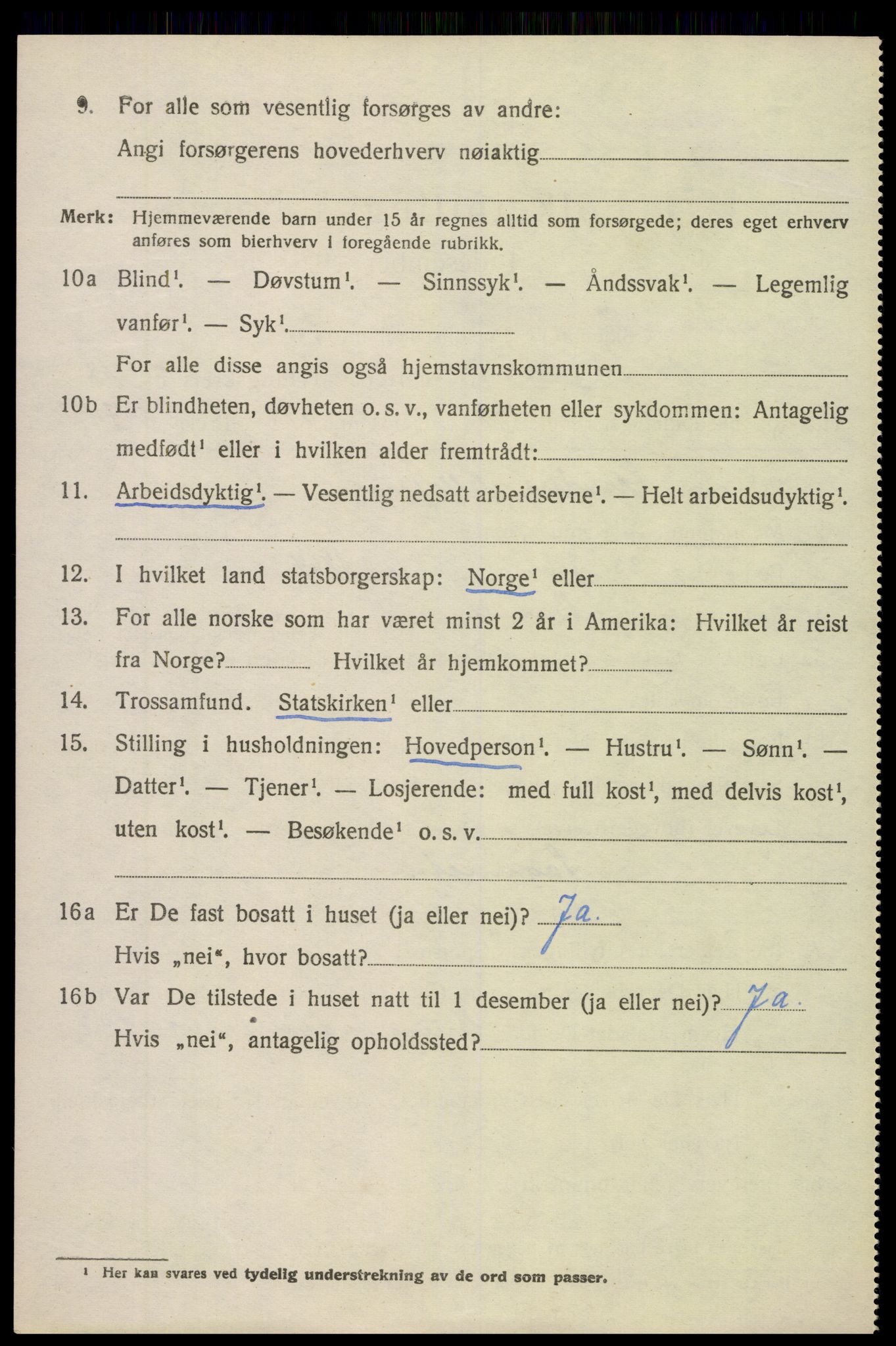 SAKO, 1920 census for Gjerpen, 1920, p. 14963