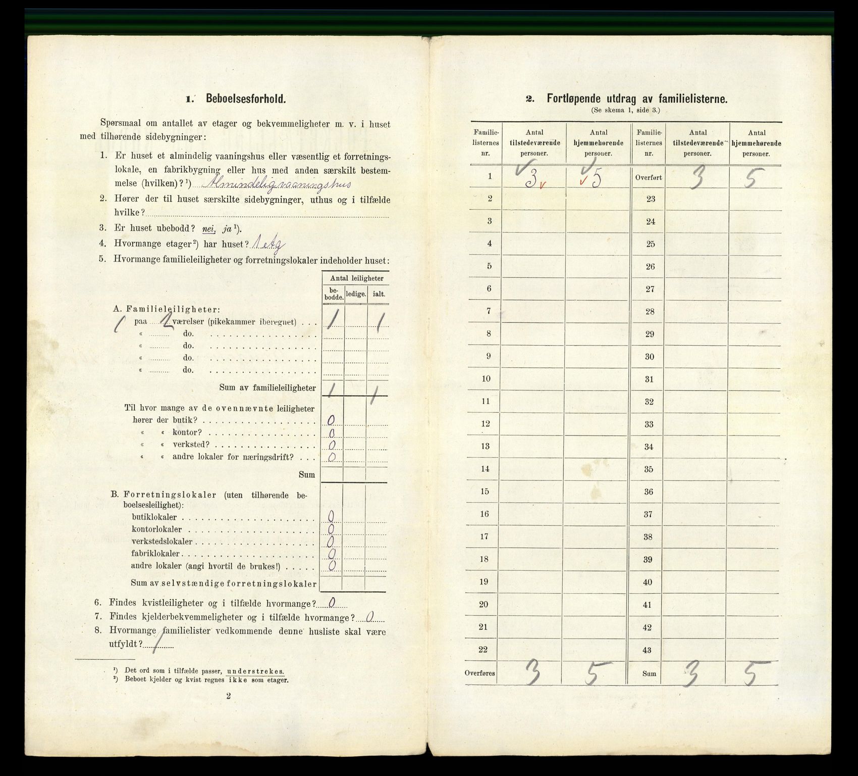 RA, 1910 census for Arendal, 1910, p. 7944