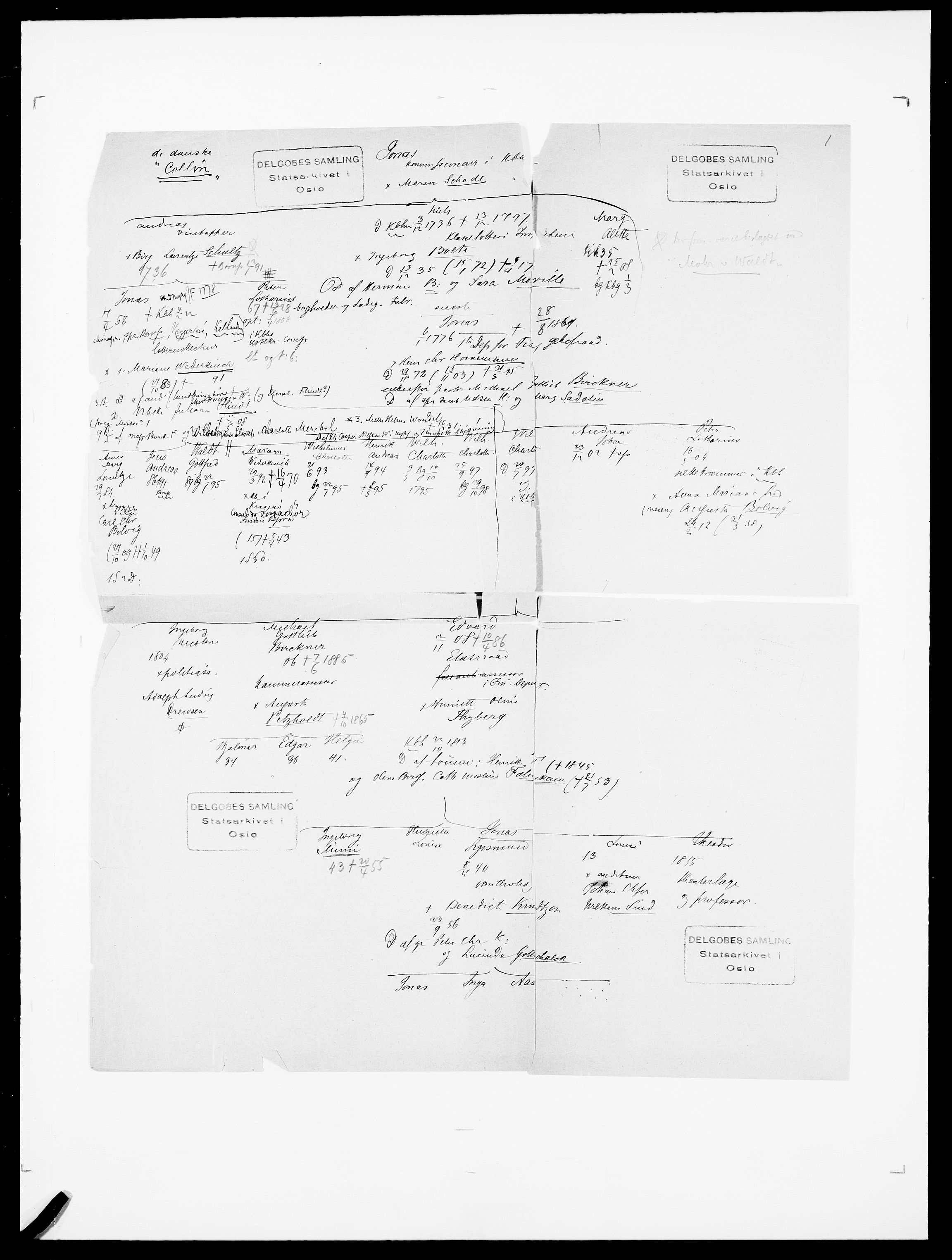 Delgobe, Charles Antoine - samling, AV/SAO-PAO-0038/D/Da/L0008: Capjon - Dagenbolt, p. 476