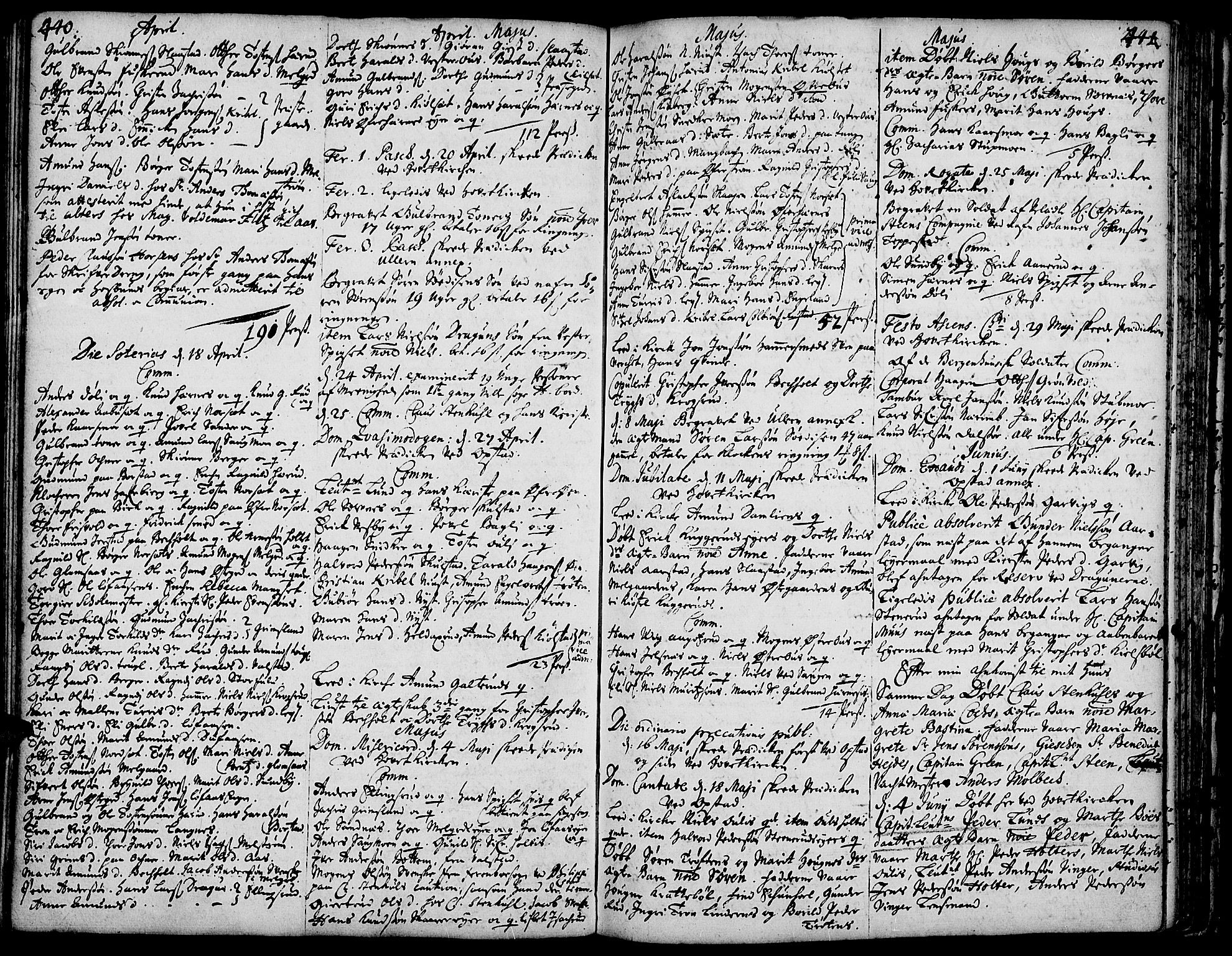 Strøm-Odalen prestekontor, AV/SAH-PREST-028/H/Ha/Haa/L0001: Parish register (official) no. 1, 1689-1715, p. 440-441
