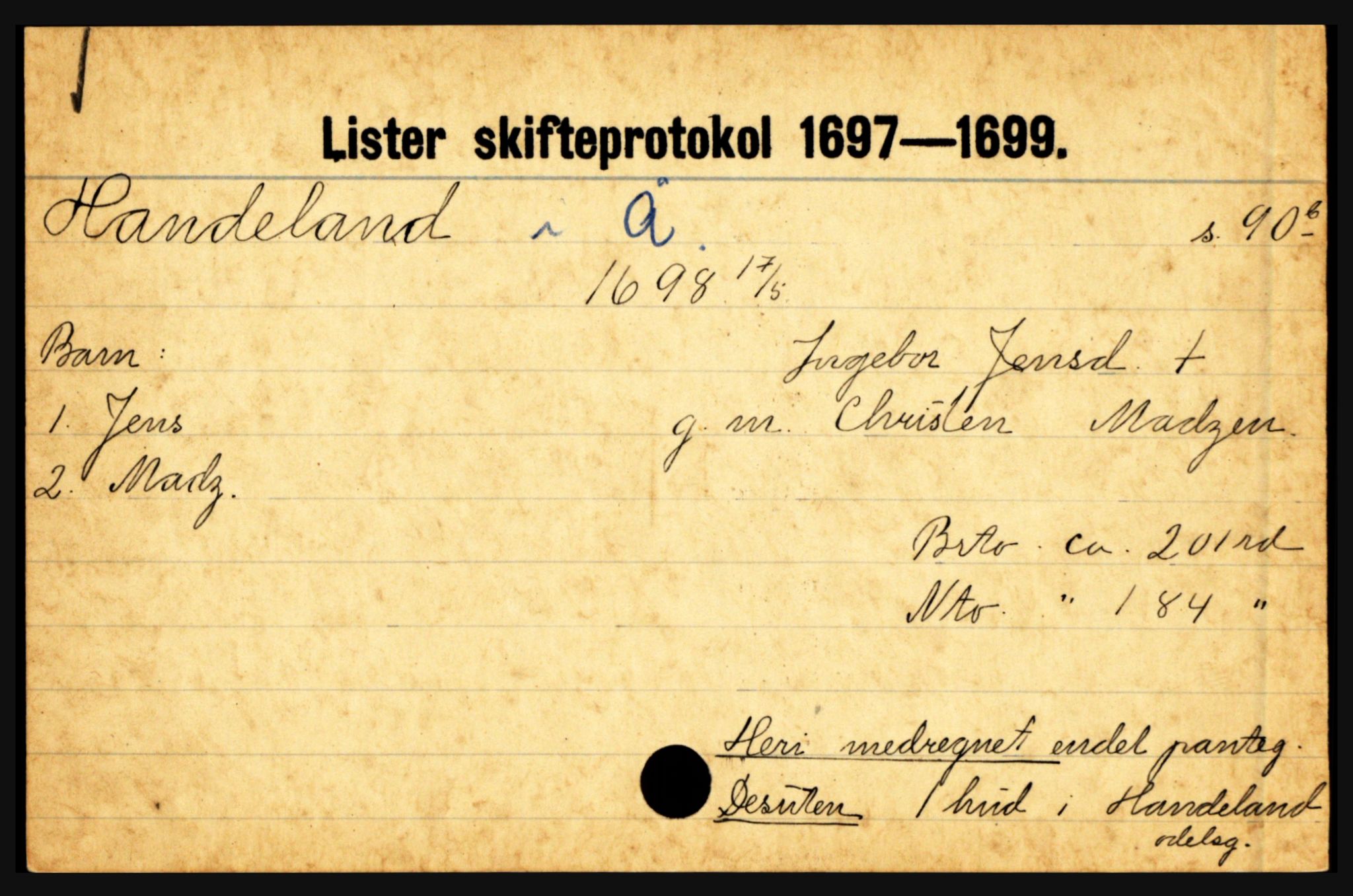 Lister sorenskriveri, AV/SAK-1221-0003/H, p. 13805