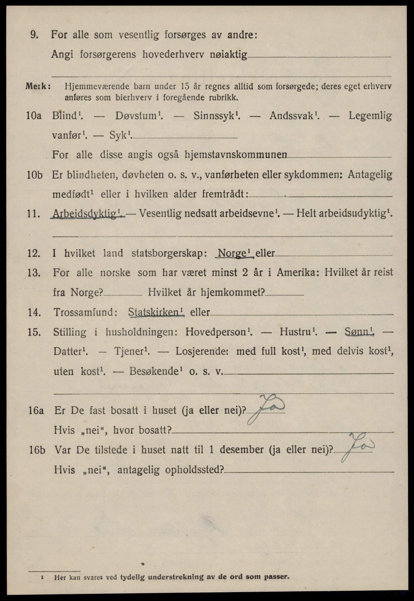 SAT, 1920 census for Hen, 1920, p. 1887