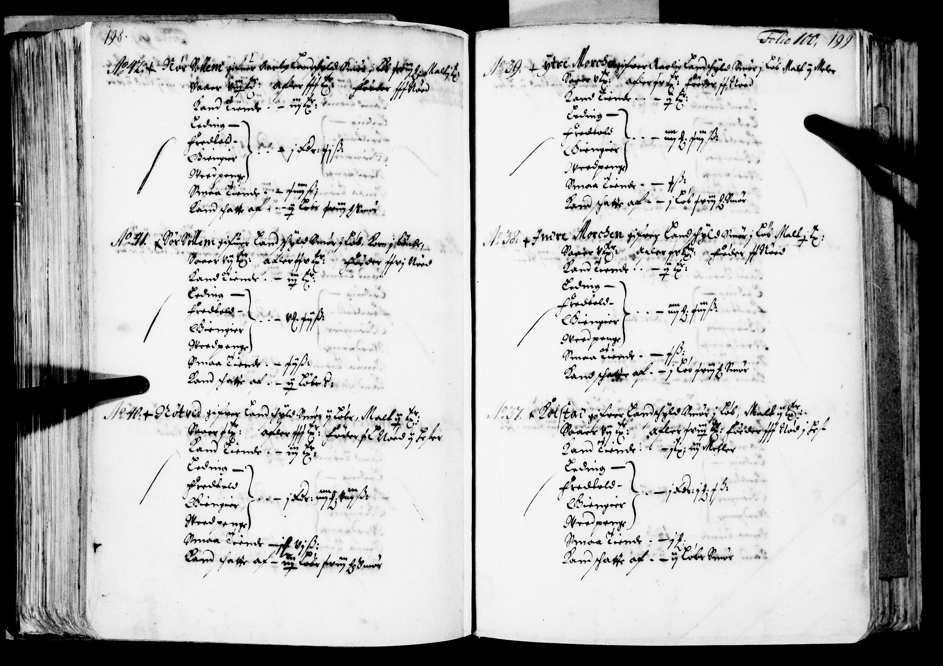 Rentekammeret inntil 1814, Realistisk ordnet avdeling, AV/RA-EA-4070/N/Nb/Nba/L0039: Nordhordland fogderi, 1667, p. 99b-100a