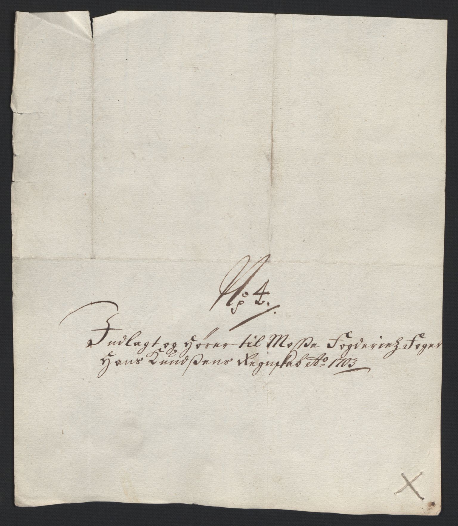 Rentekammeret inntil 1814, Reviderte regnskaper, Fogderegnskap, RA/EA-4092/R04/L0132: Fogderegnskap Moss, Onsøy, Tune, Veme og Åbygge, 1703-1704, p. 46