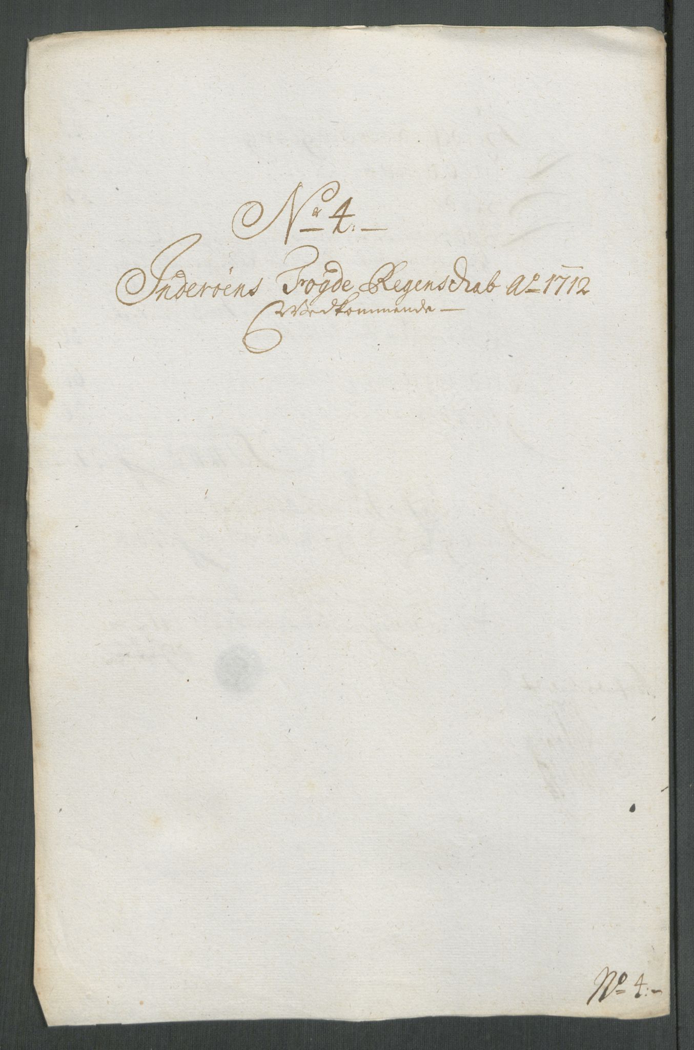 Rentekammeret inntil 1814, Reviderte regnskaper, Fogderegnskap, AV/RA-EA-4092/R63/L4320: Fogderegnskap Inderøy, 1712, p. 143