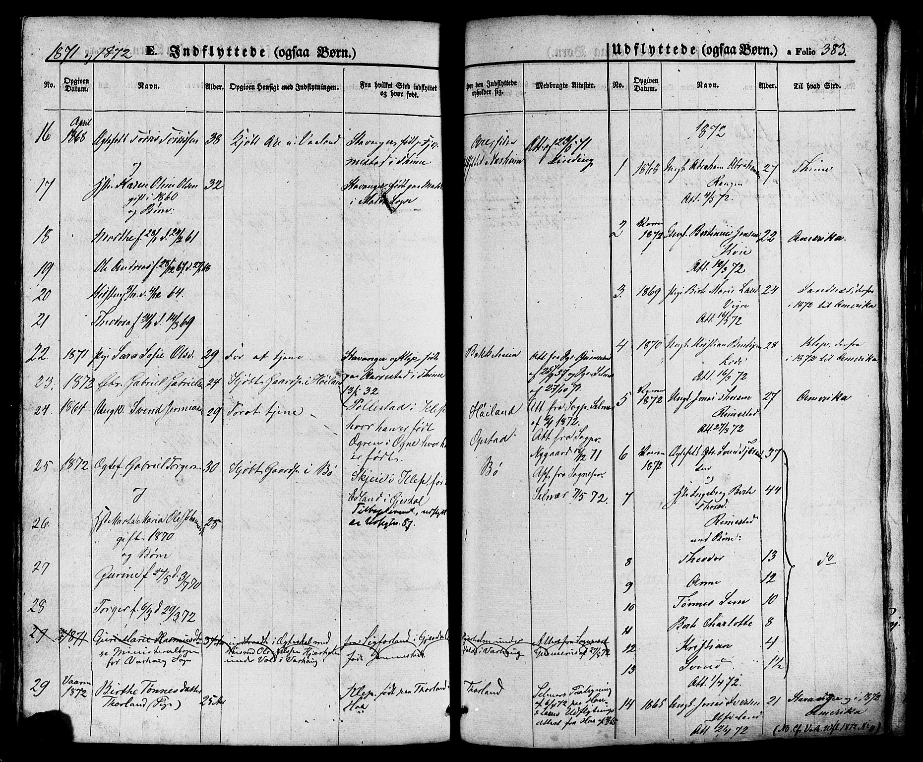 Hå sokneprestkontor, AV/SAST-A-101801/001/30BA/L0008: Parish register (official) no. A 7, 1853-1878, p. 383