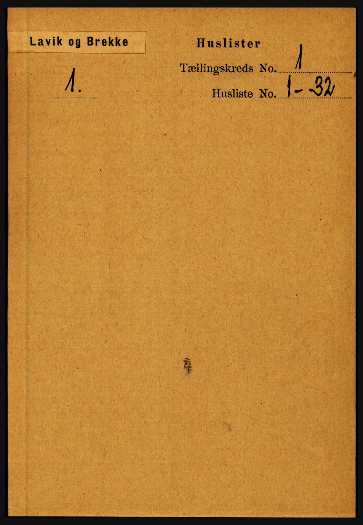 RA, 1891 census for 1415 Lavik og Brekke, 1891, p. 31