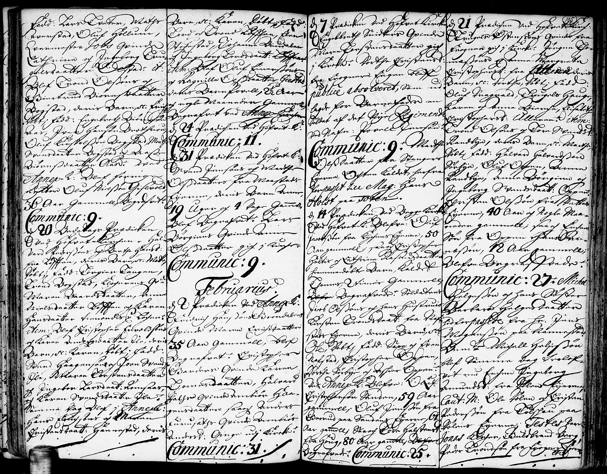 Ullensaker prestekontor Kirkebøker, AV/SAO-A-10236a/F/Fa/L0001: Parish register (official) no. I 1, 1689-1701, p. 105