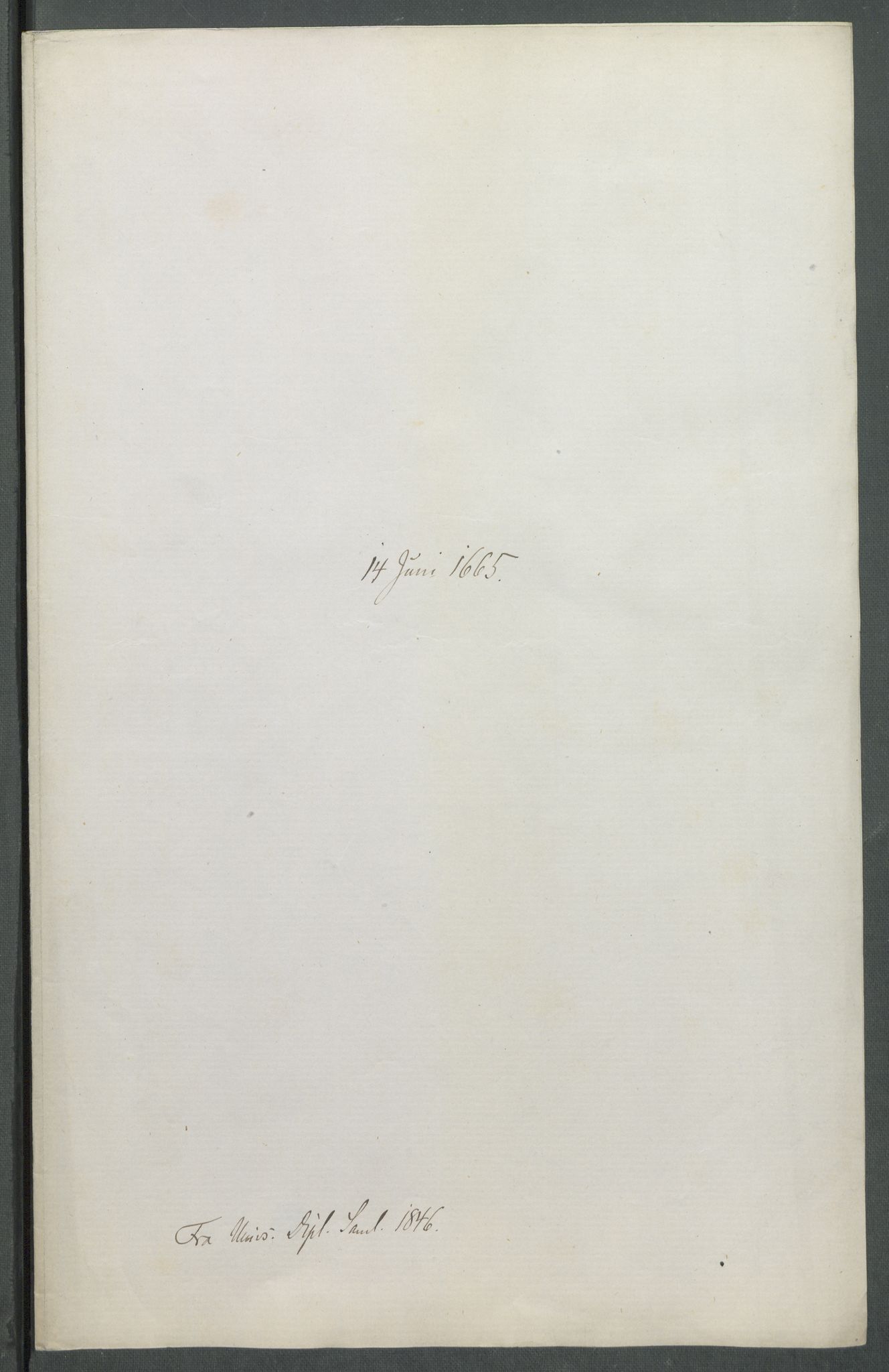 Riksarkivets diplomsamling, AV/RA-EA-5965/F02/L0170: Dokumenter, 1664-1666, p. 137
