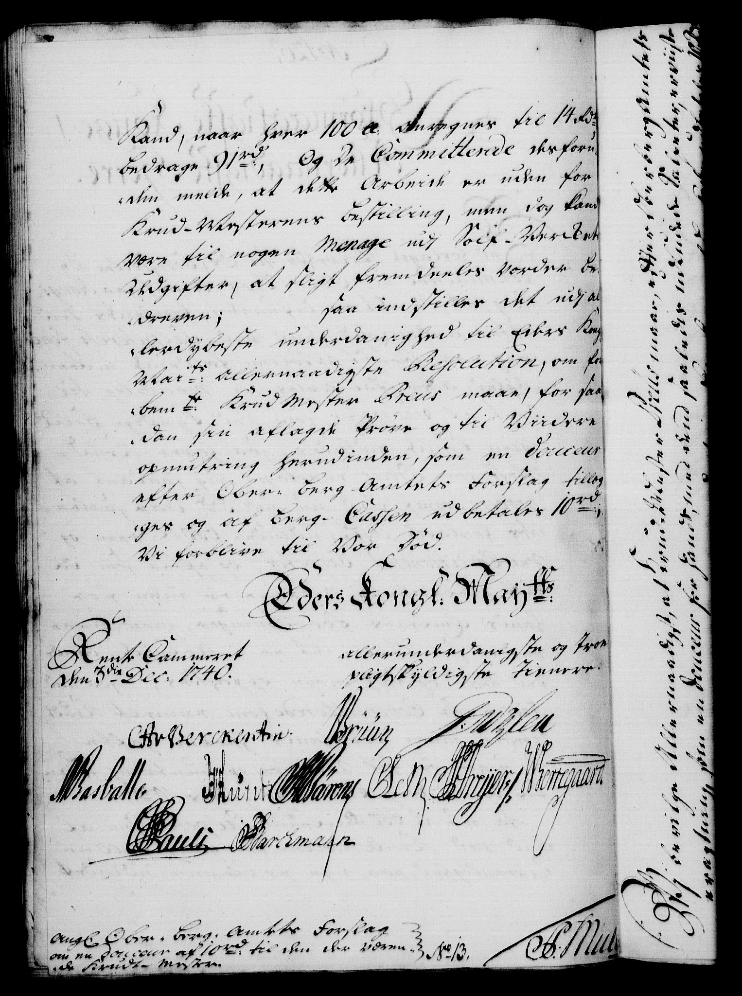 Rentekammeret, Kammerkanselliet, RA/EA-3111/G/Gf/Gfa/L0023: Norsk relasjons- og resolusjonsprotokoll (merket RK 52.23), 1740, p. 831