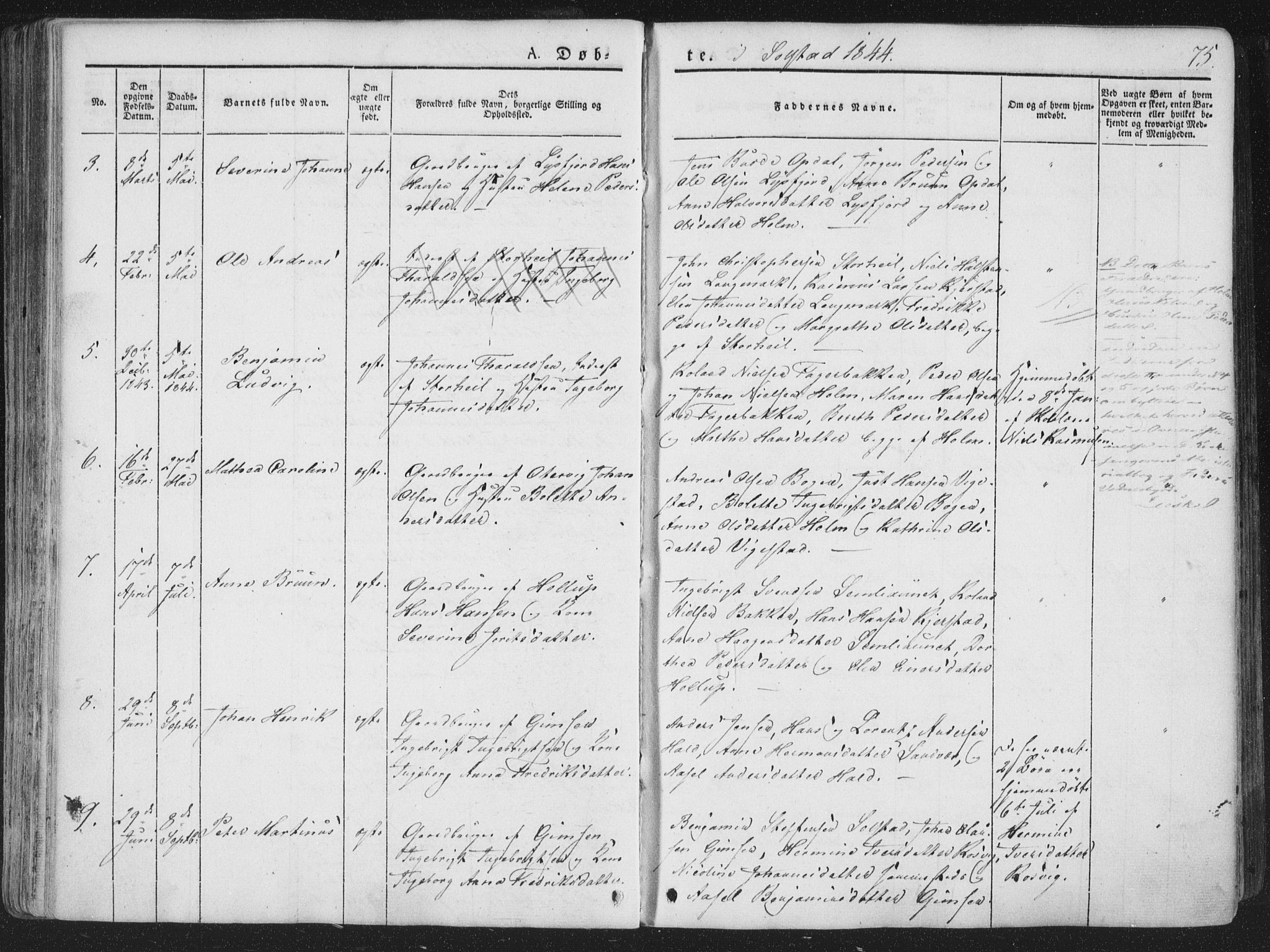 Ministerialprotokoller, klokkerbøker og fødselsregistre - Nordland, SAT/A-1459/810/L0145: Parish register (official) no. 810A07 /2, 1841-1862, p. 75
