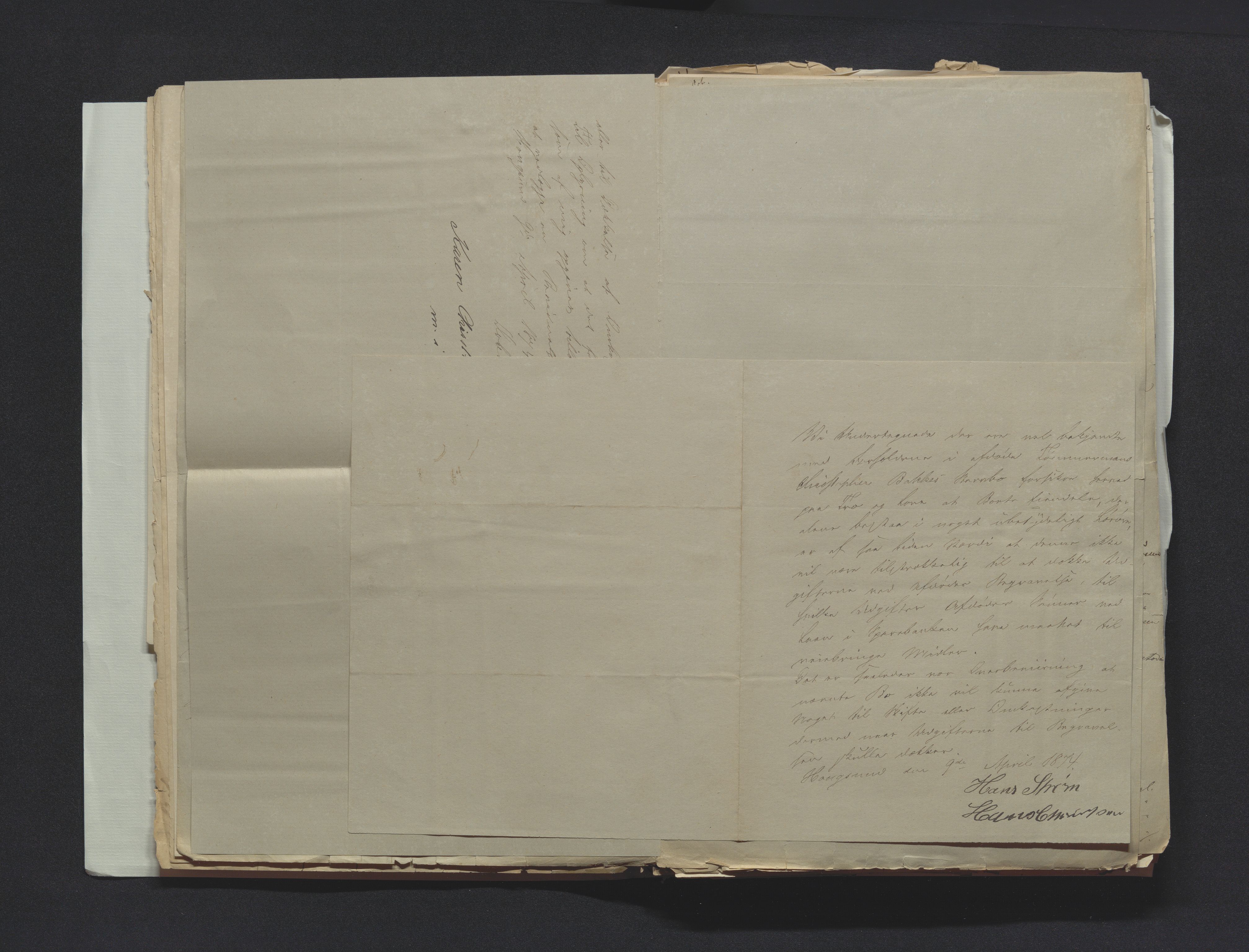 Eiker, Modum og Sigdal sorenskriveri, AV/SAKO-A-123/H/Ha/Hab/L0014: Dødsfallsmeldinger, 1874-1877, p. 17