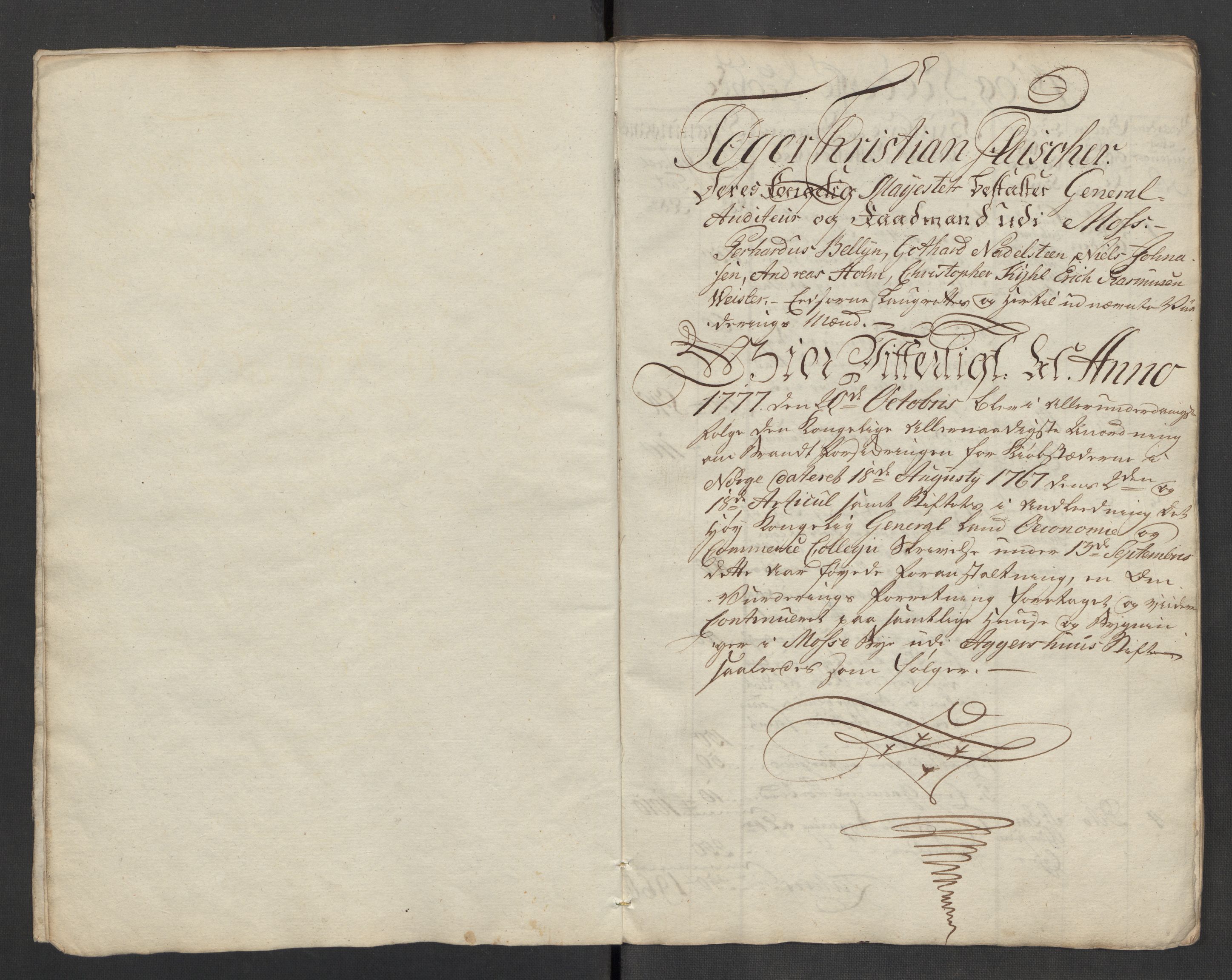 Kommersekollegiet, Brannforsikringskontoret 1767-1814, RA/EA-5458/F/Fa/L0040/0003: Moss / Branntakstprotokoll, 1777, p. 3