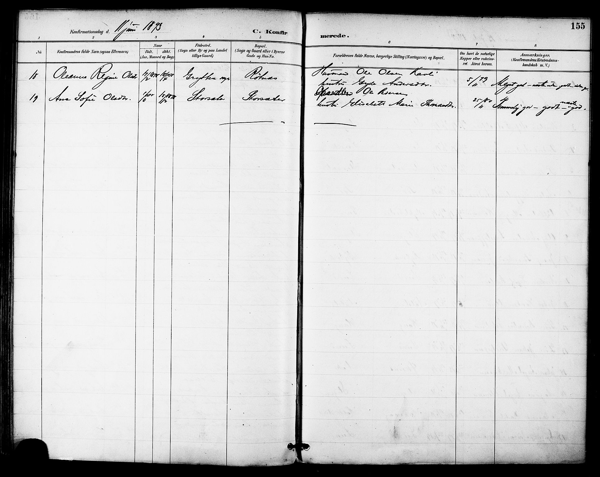 Ministerialprotokoller, klokkerbøker og fødselsregistre - Nordland, AV/SAT-A-1459/855/L0803: Parish register (official) no. 855A11, 1887-1905, p. 155