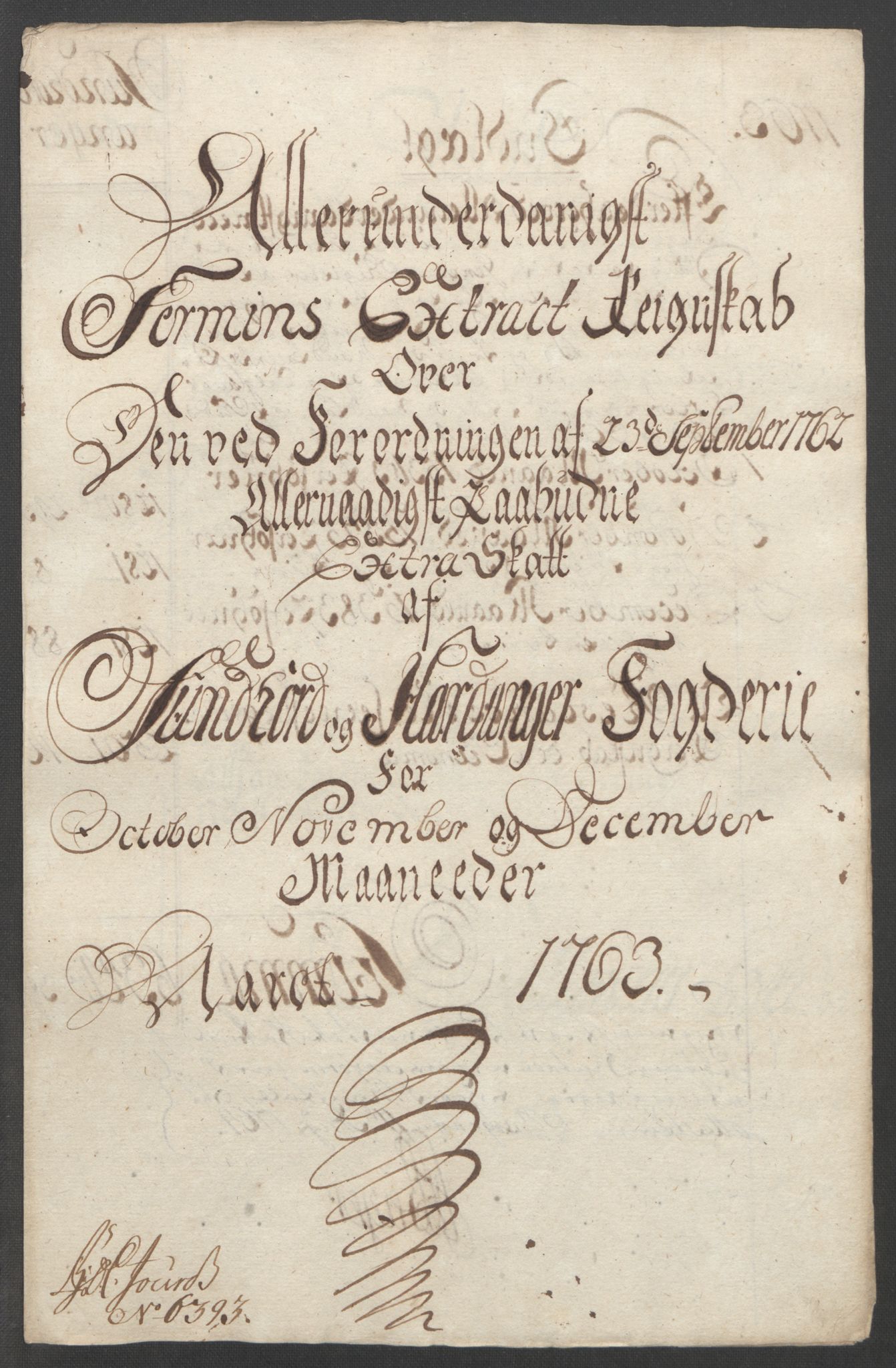 Rentekammeret inntil 1814, Reviderte regnskaper, Fogderegnskap, RA/EA-4092/R48/L3136: Ekstraskatten Sunnhordland og Hardanger, 1762-1772, p. 32