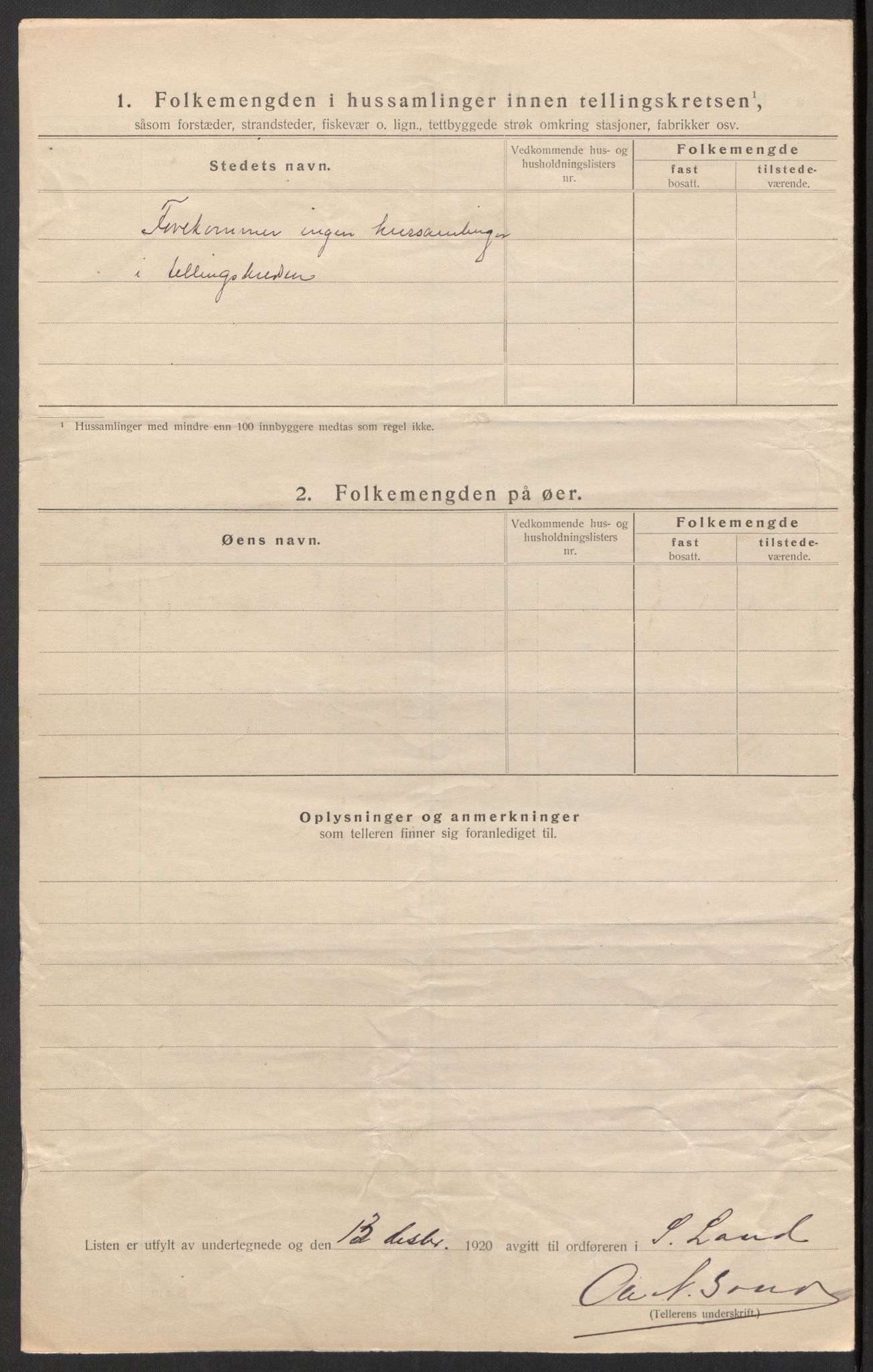 SAH, 1920 census for Søndre Land, 1920, p. 29