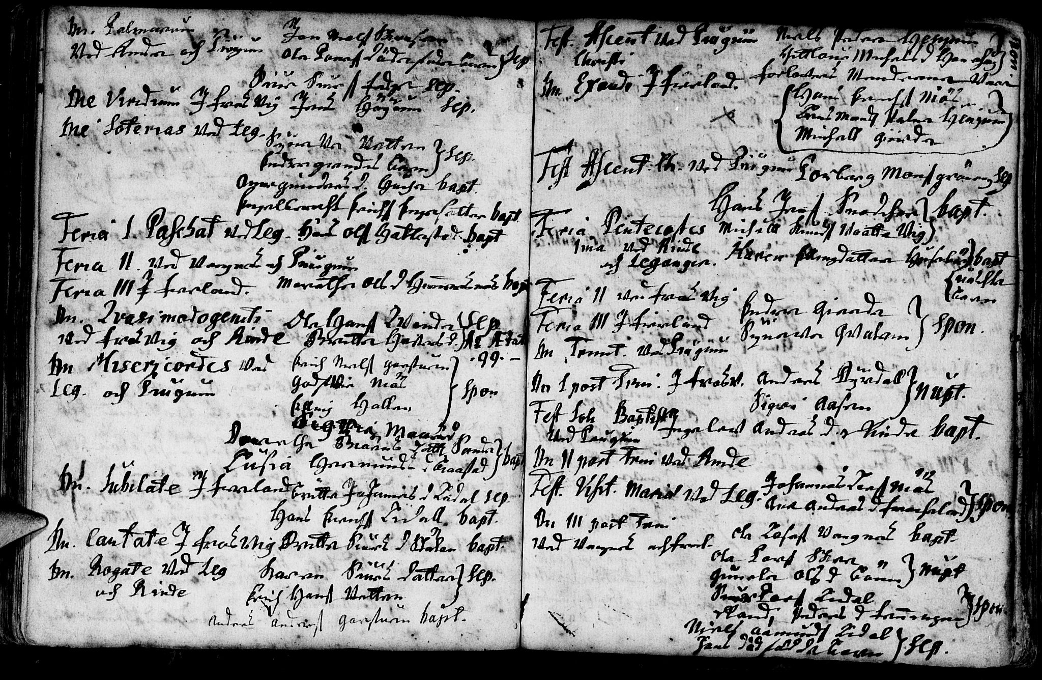 Leikanger sokneprestembete, AV/SAB-A-81001/H/Haa/Haaa/L0001: Parish register (official) no. A 1, 1690-1734, p. 72