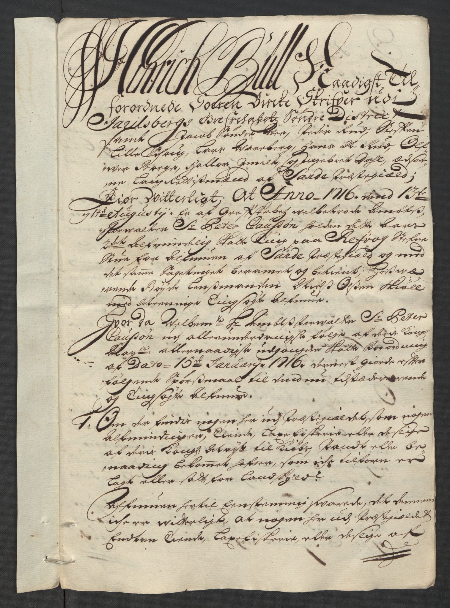 Rentekammeret inntil 1814, Reviderte regnskaper, Fogderegnskap, AV/RA-EA-4092/R32/L1880: Fogderegnskap Jarlsberg grevskap, 1716, p. 161