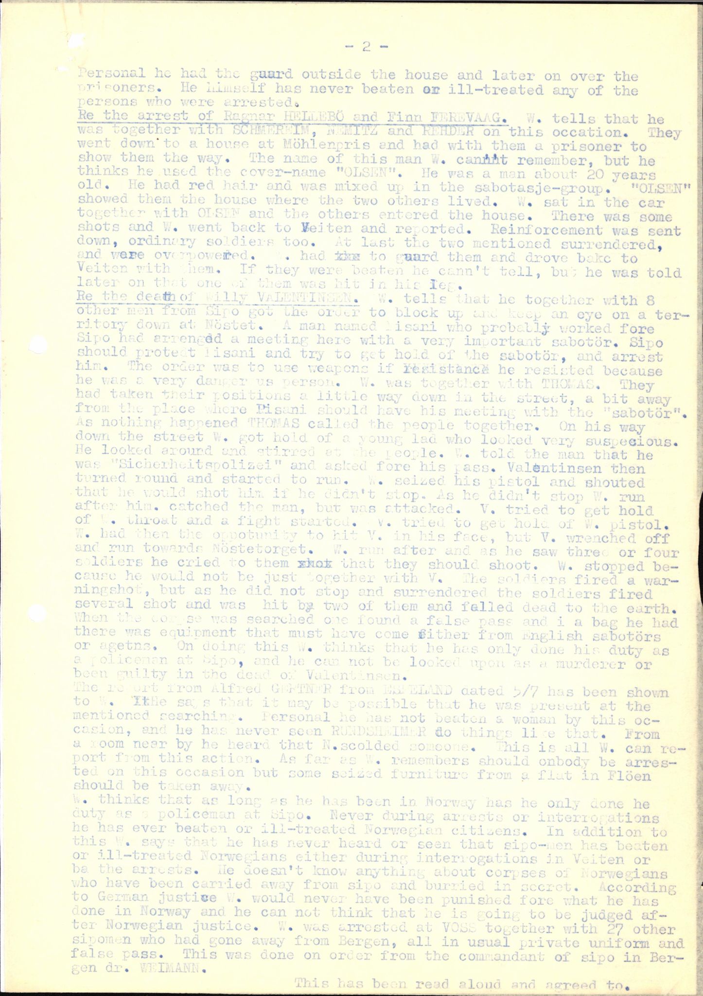 Forsvaret, Forsvarets overkommando II, AV/RA-RAFA-3915/D/Db/L0036: CI Questionaires. Tyske okkupasjonsstyrker i Norge. Tyskere., 1945-1946, p. 385