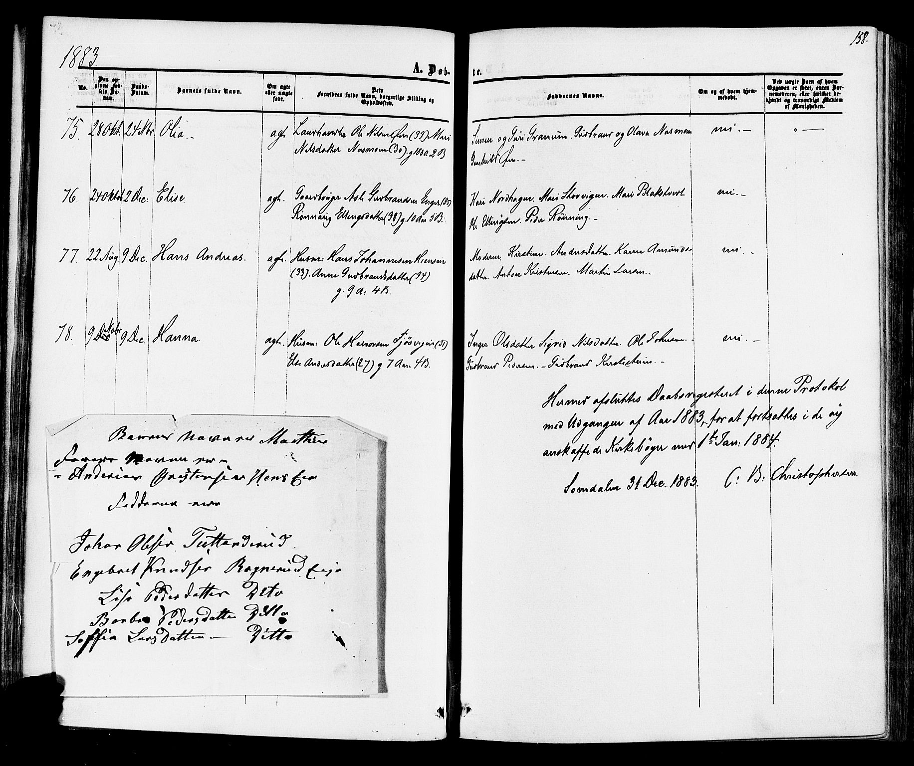 Ådal kirkebøker, SAKO/A-248/F/Fa/L0001: Parish register (official) no. I 1, 1857-1883, p. 158