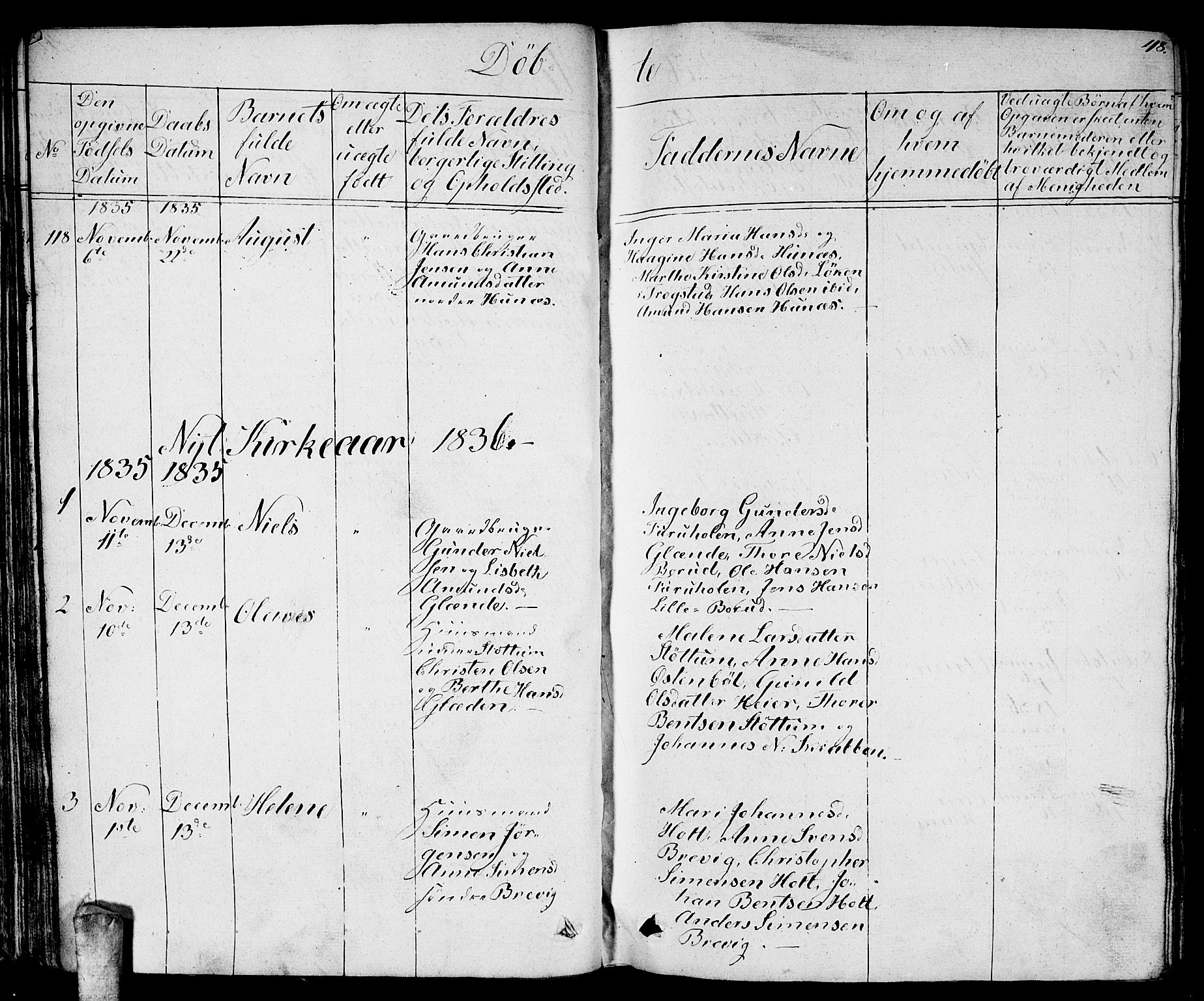 Enebakk prestekontor Kirkebøker, SAO/A-10171c/G/Ga/L0003: Parish register (copy) no. I 3, 1833-1849, p. 48