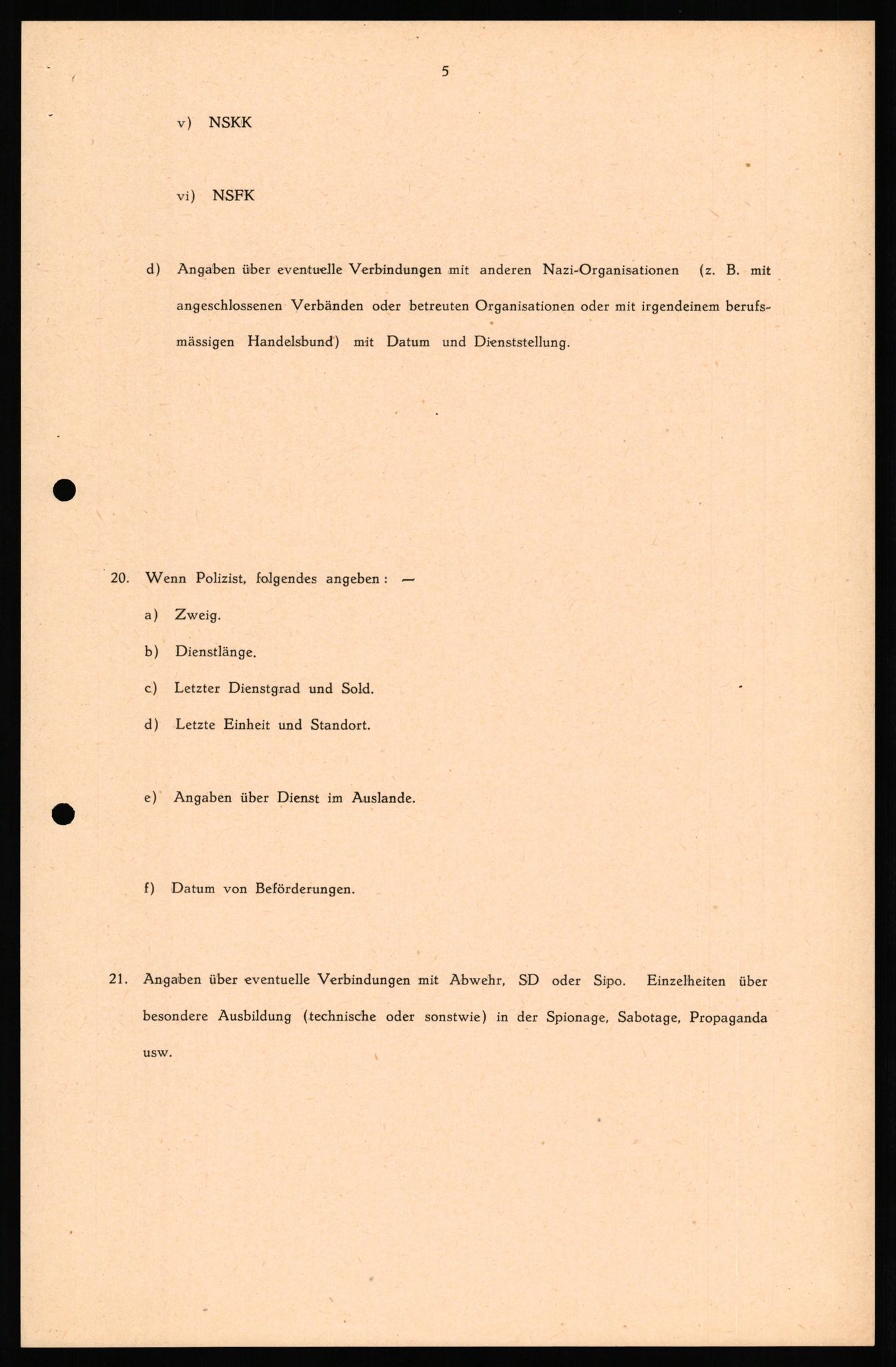 Forsvaret, Forsvarets overkommando II, AV/RA-RAFA-3915/D/Db/L0040: CI Questionaires. Tyske okkupasjonsstyrker i Norge. Østerrikere., 1945-1946, p. 214