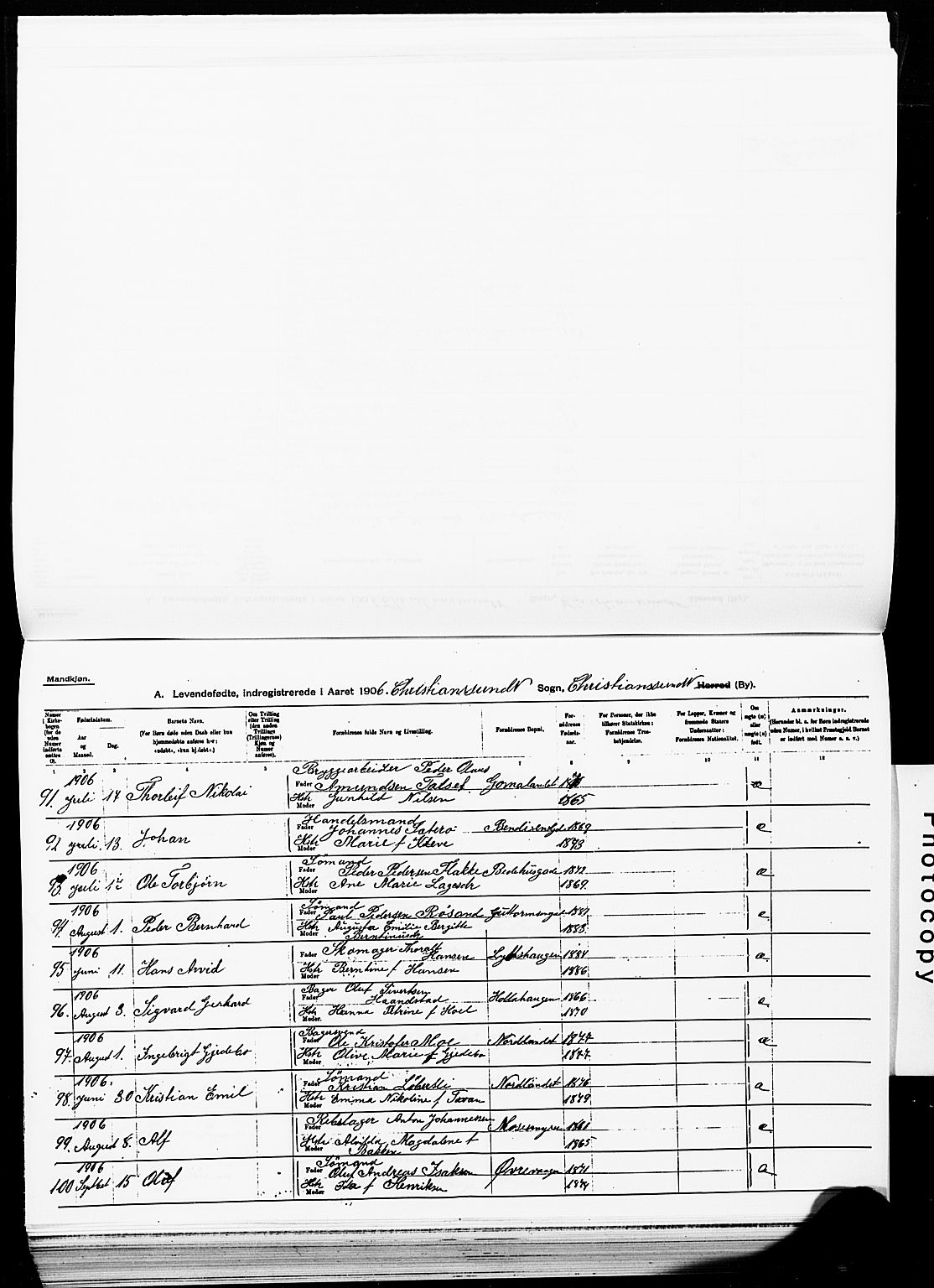 Ministerialprotokoller, klokkerbøker og fødselsregistre - Møre og Romsdal, AV/SAT-A-1454/572/L0858: Parish register (official) no. 572D02, 1903-1912