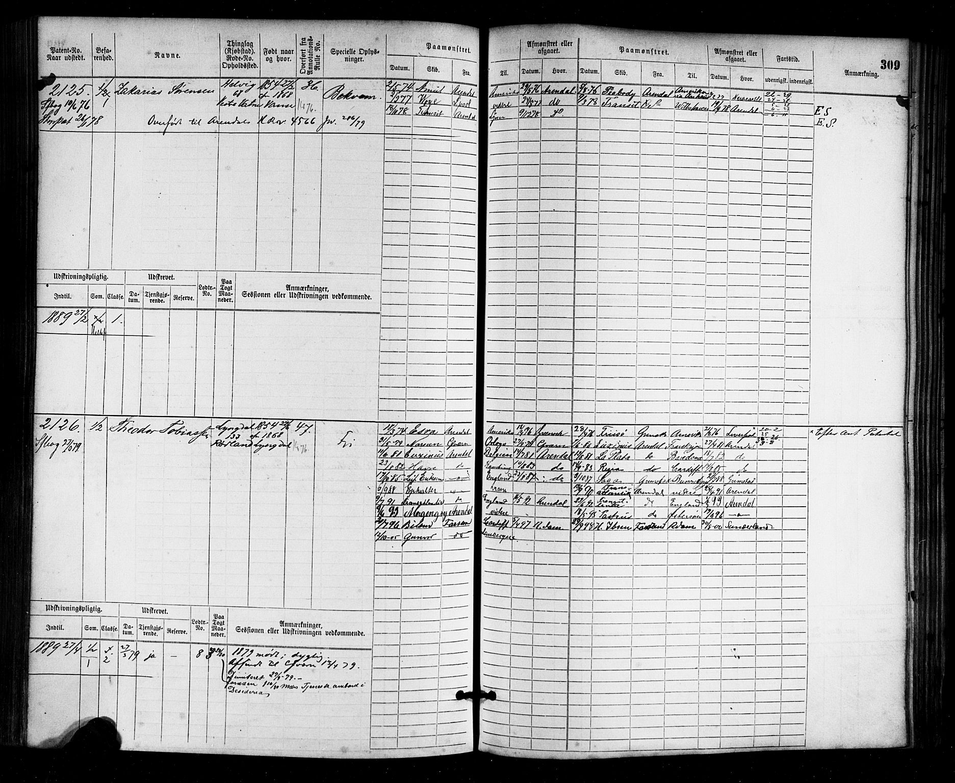 Farsund mønstringskrets, AV/SAK-2031-0017/F/Fb/L0003: Hovedrulle nr 1509-2274, M-6, 1868-1915, p. 315