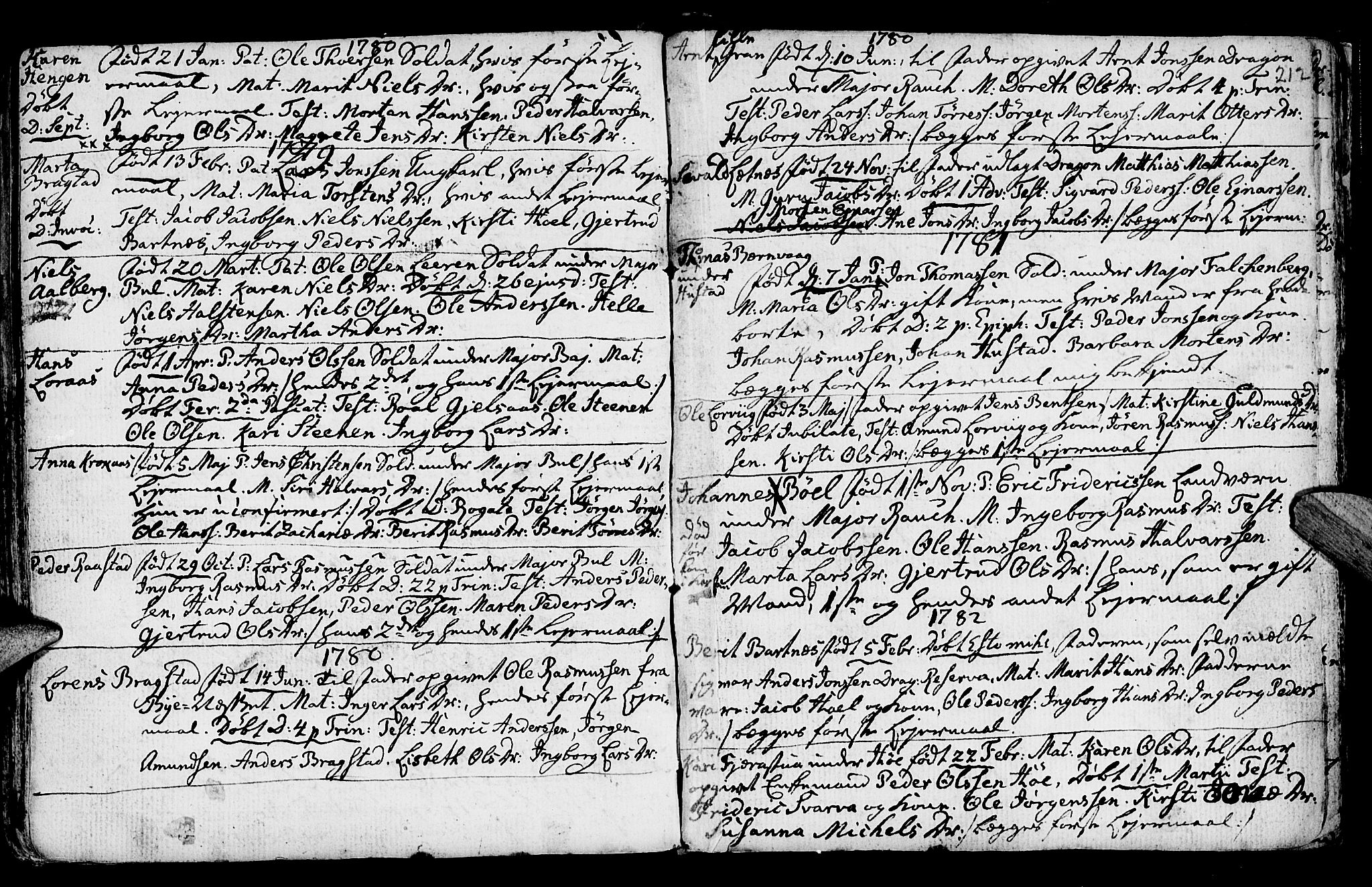 Ministerialprotokoller, klokkerbøker og fødselsregistre - Nord-Trøndelag, SAT/A-1458/730/L0273: Parish register (official) no. 730A02, 1762-1802, p. 212