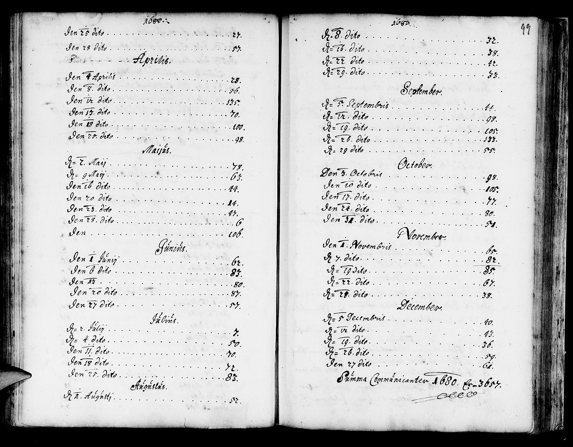 Korskirken sokneprestembete, AV/SAB-A-76101/H/Haa/L0001: Parish register (official) no. A 1, 1674-1688, p. 99