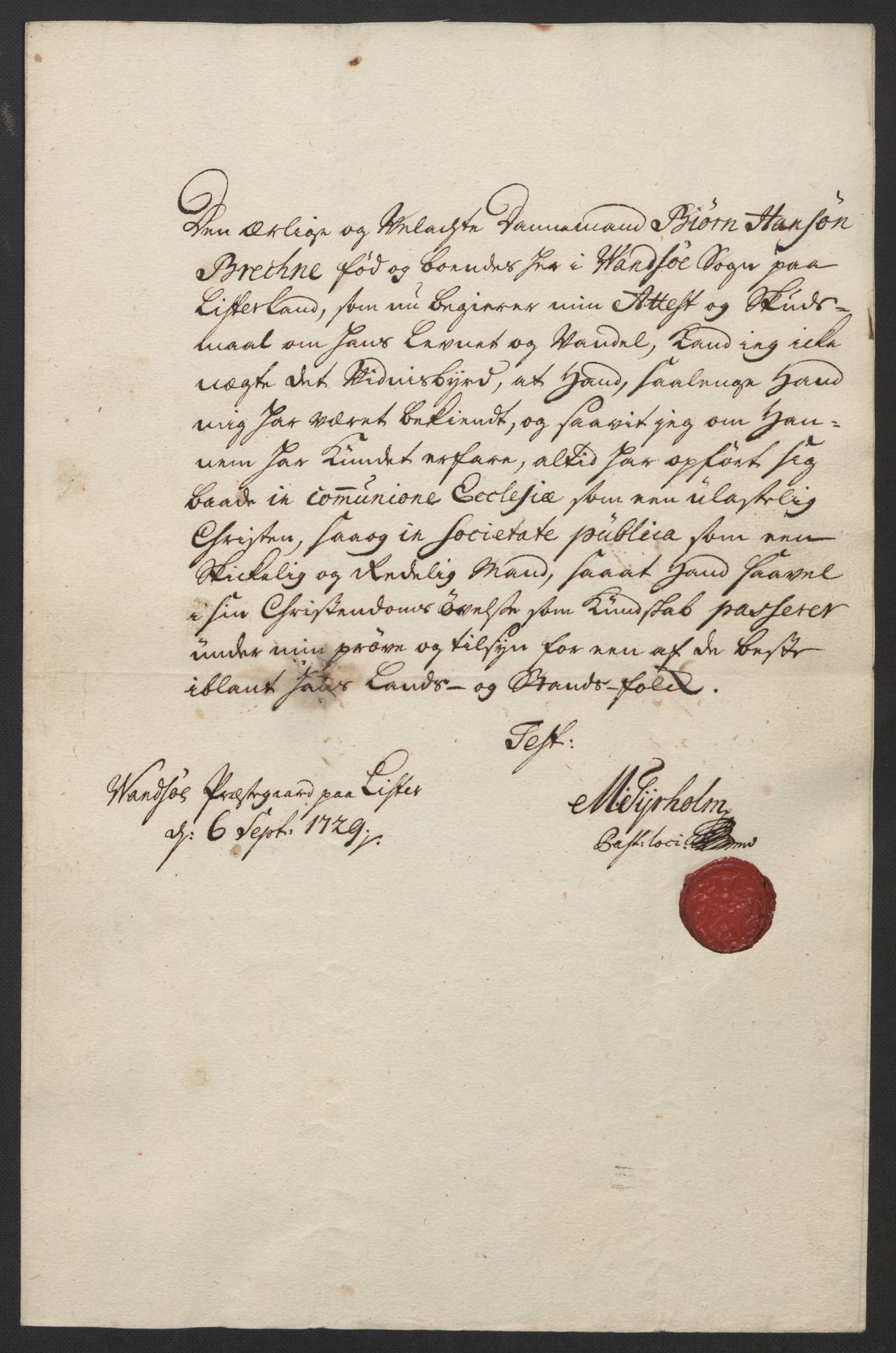 Stattholderembetet 1572-1771, AV/RA-EA-2870/Ef/L0106: Brev fra embetsmenn og andre, 1730-1732, p. 132