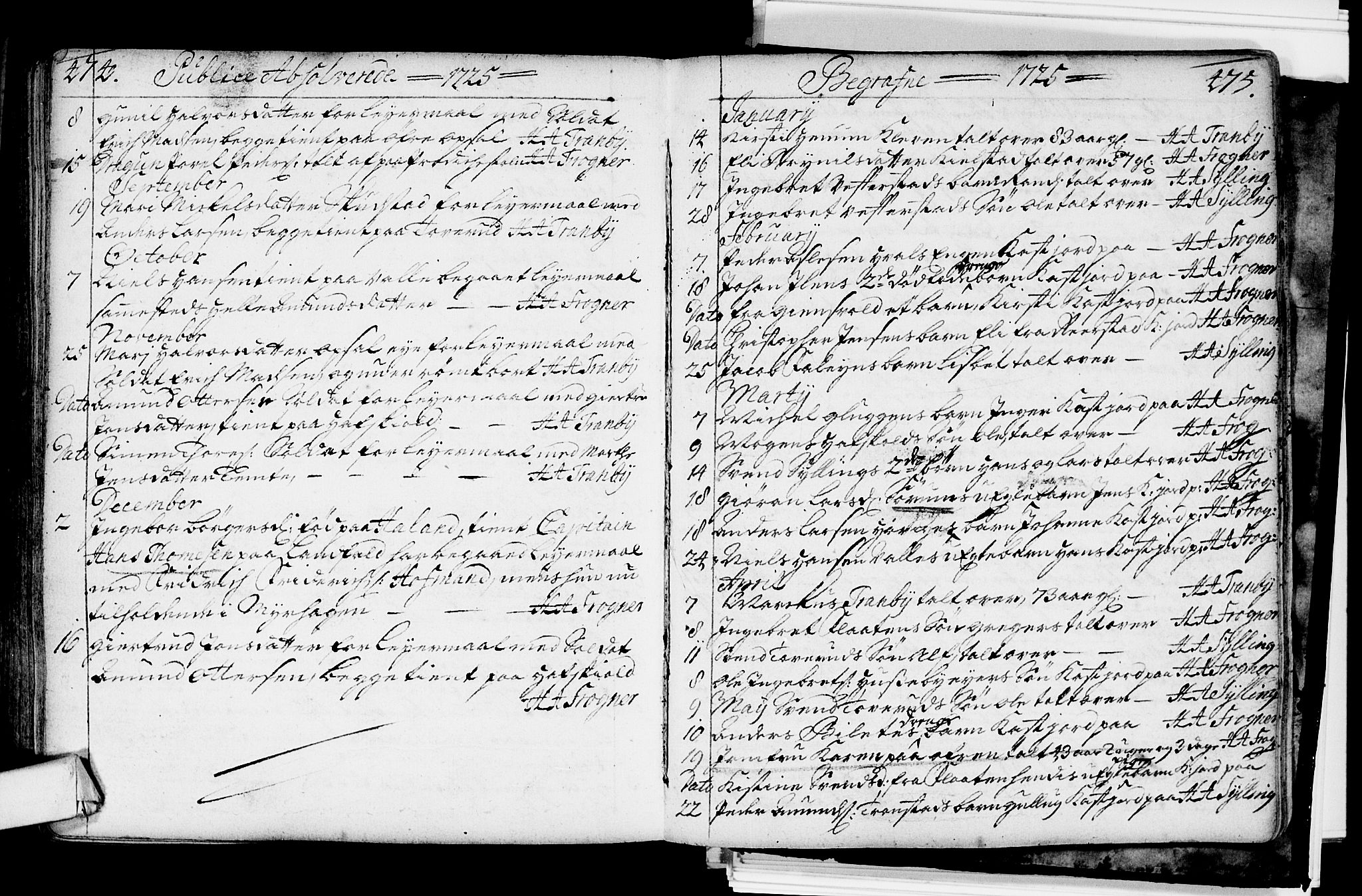 Lier kirkebøker, AV/SAKO-A-230/F/Fa/L0002: Parish register (official) no. I 2, 1701-1726, p. 474-475