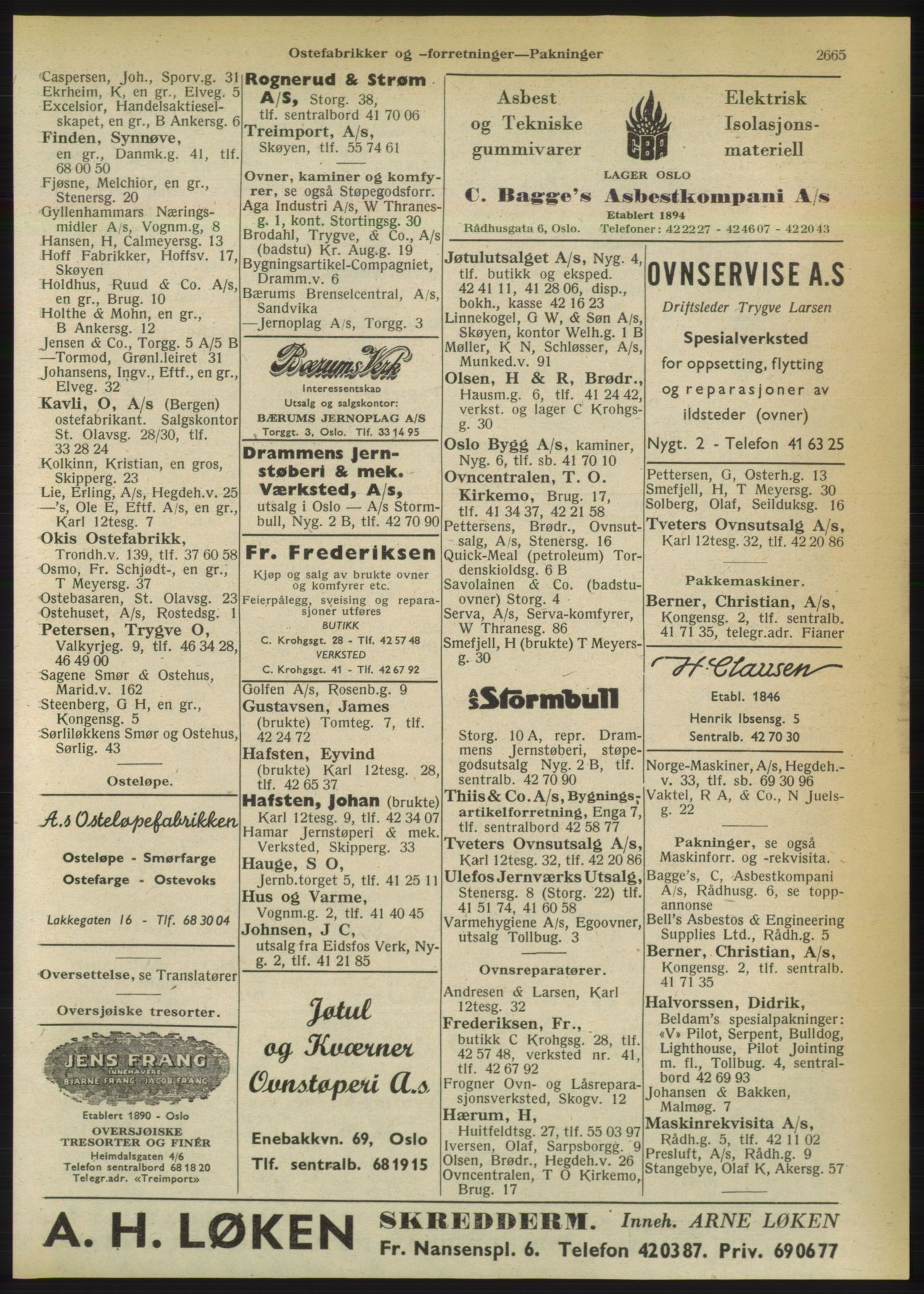 Kristiania/Oslo adressebok, PUBL/-, 1950, p. 2665
