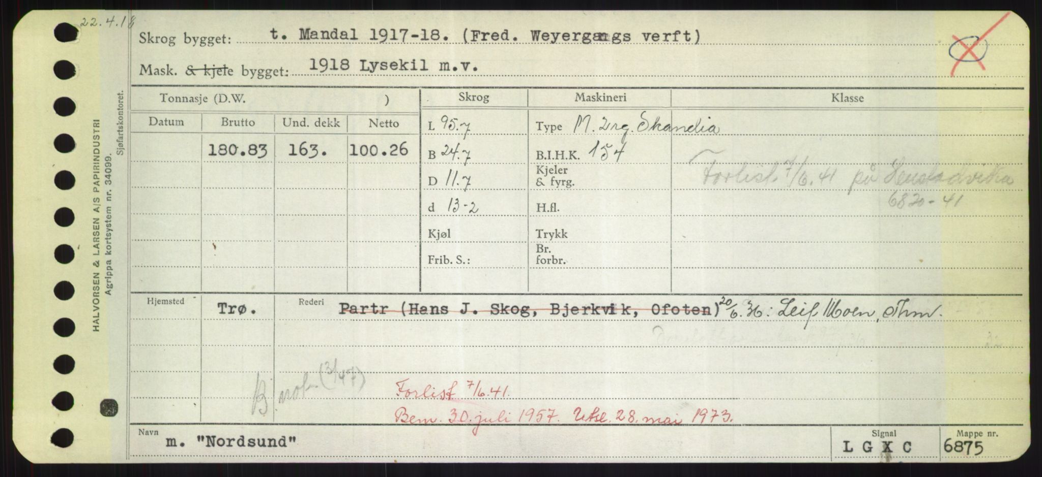 Sjøfartsdirektoratet med forløpere, Skipsmålingen, RA/S-1627/H/Hd/L0026: Fartøy, N-Norhol, p. 559