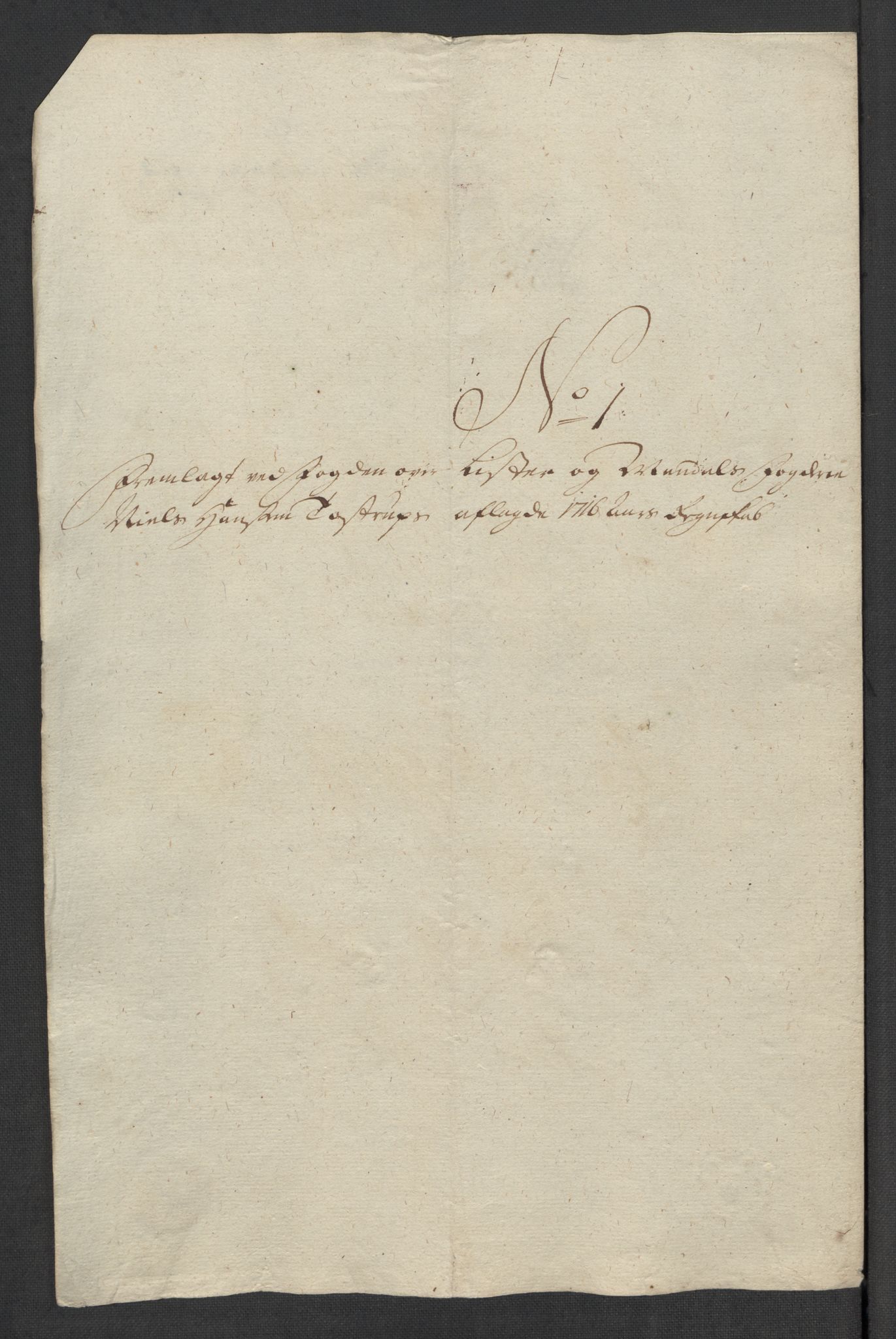 Rentekammeret inntil 1814, Reviderte regnskaper, Fogderegnskap, AV/RA-EA-4092/R43/L2560: Fogderegnskap Lista og Mandal, 1716, p. 22