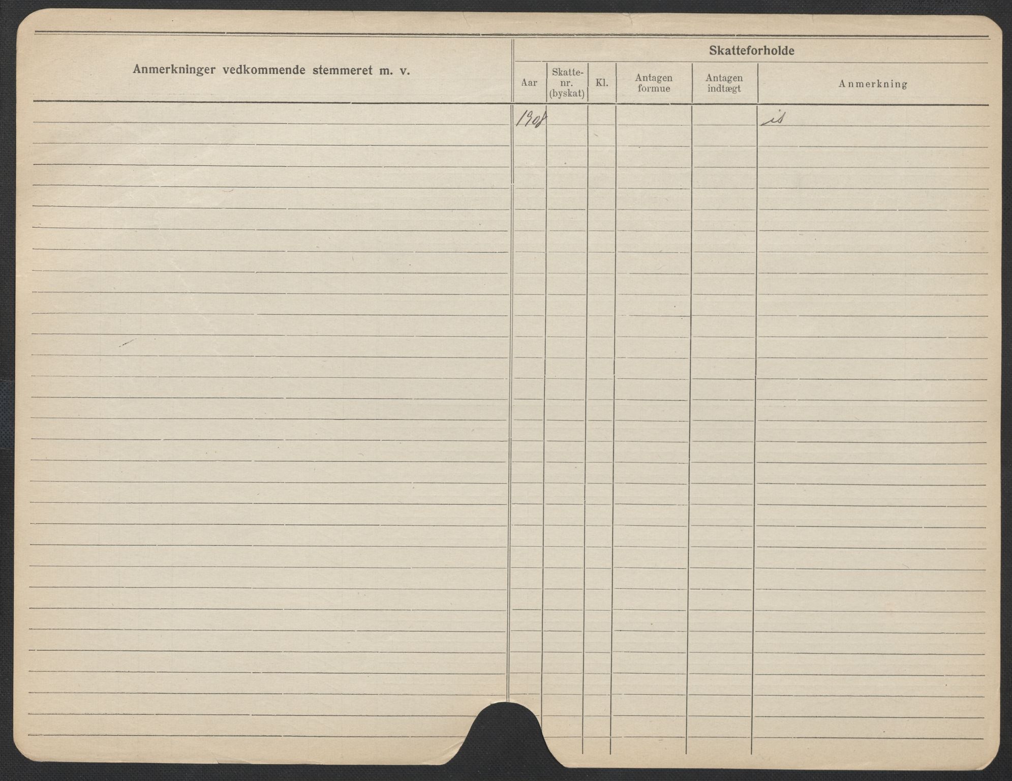 Oslo folkeregister, Registerkort, SAO/A-11715/F/Fa/Fac/L0012: Kvinner, 1906-1914, p. 1226b