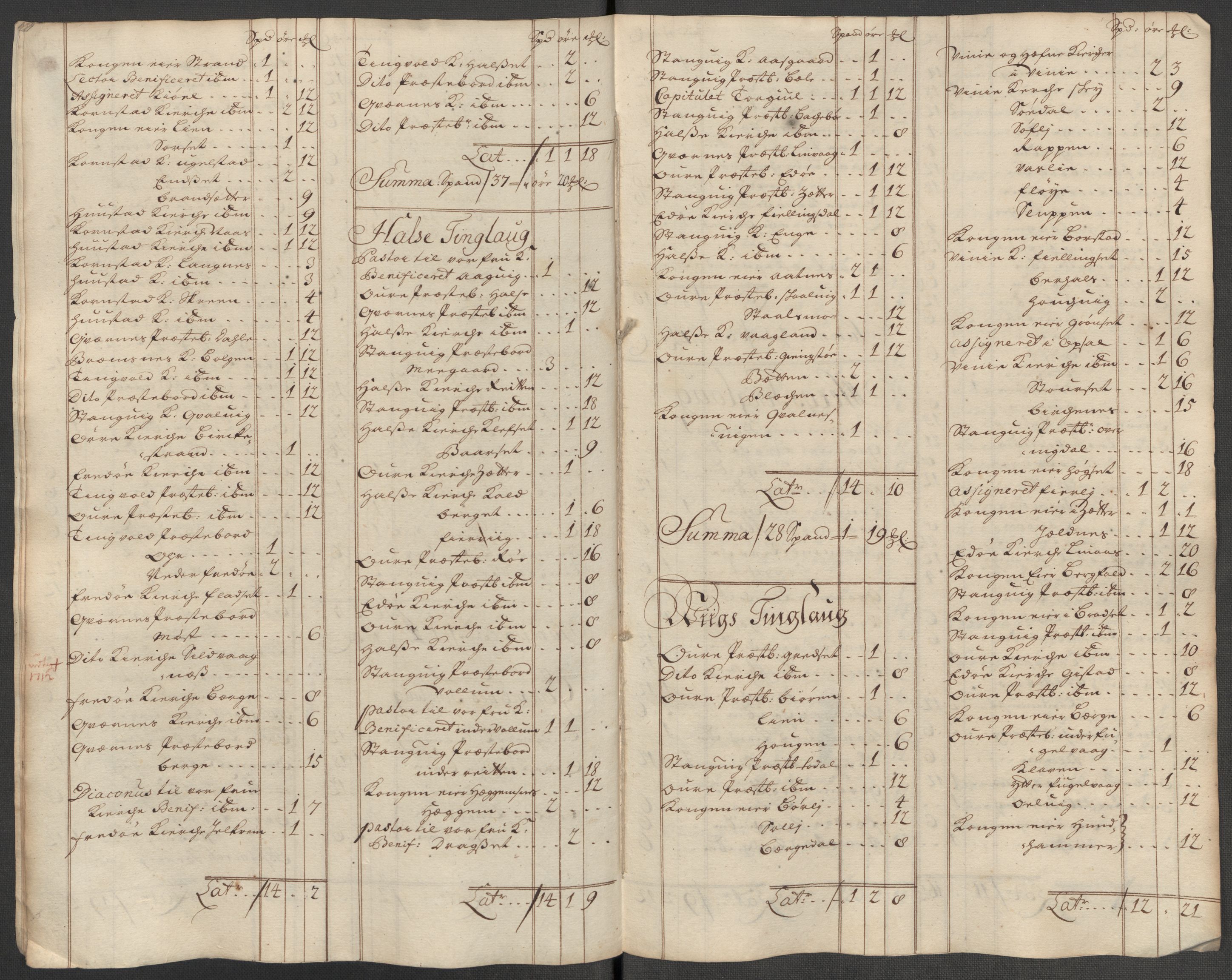 Rentekammeret inntil 1814, Reviderte regnskaper, Fogderegnskap, AV/RA-EA-4092/R56/L3746: Fogderegnskap Nordmøre, 1712, p. 151