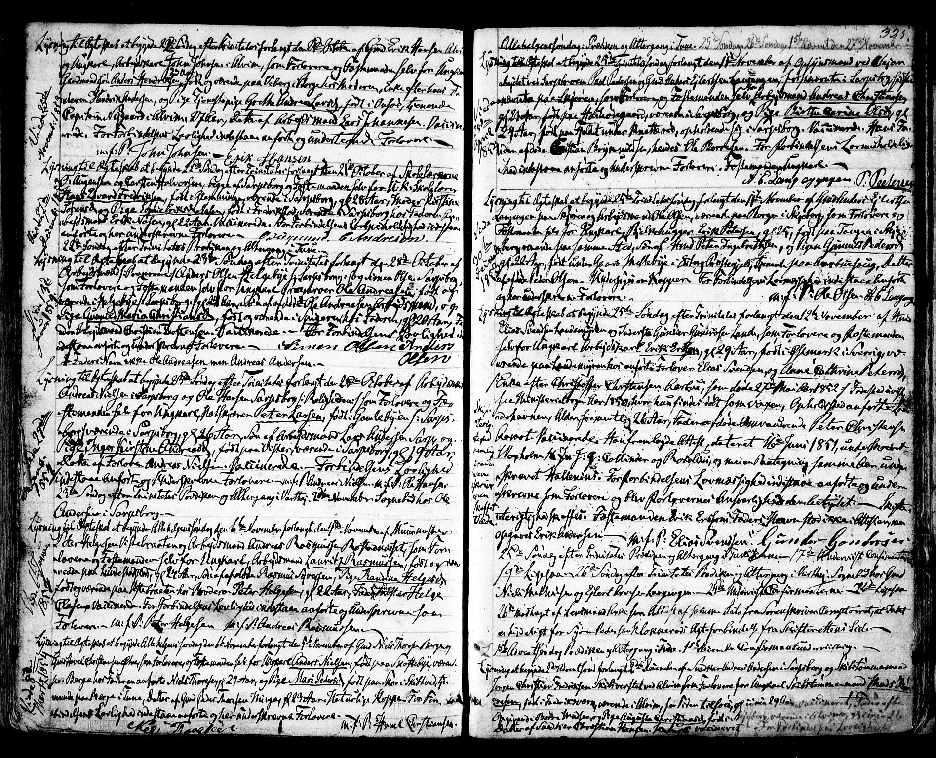 Tune prestekontor Kirkebøker, AV/SAO-A-2007/F/Fa/L0011: Parish register (official) no. 11, 1852-1856, p. 325