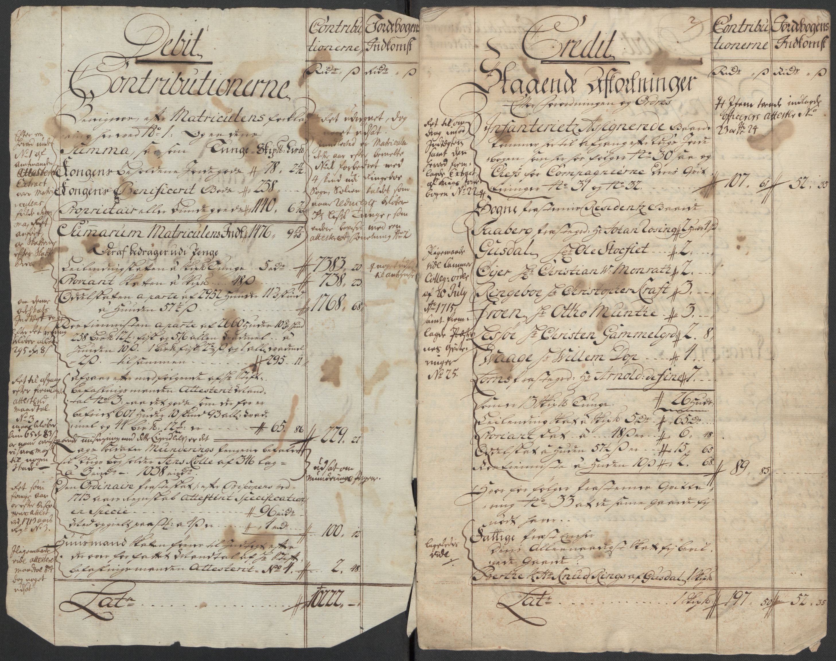 Rentekammeret inntil 1814, Reviderte regnskaper, Fogderegnskap, AV/RA-EA-4092/R17/L1188: Fogderegnskap Gudbrandsdal, 1718, p. 4